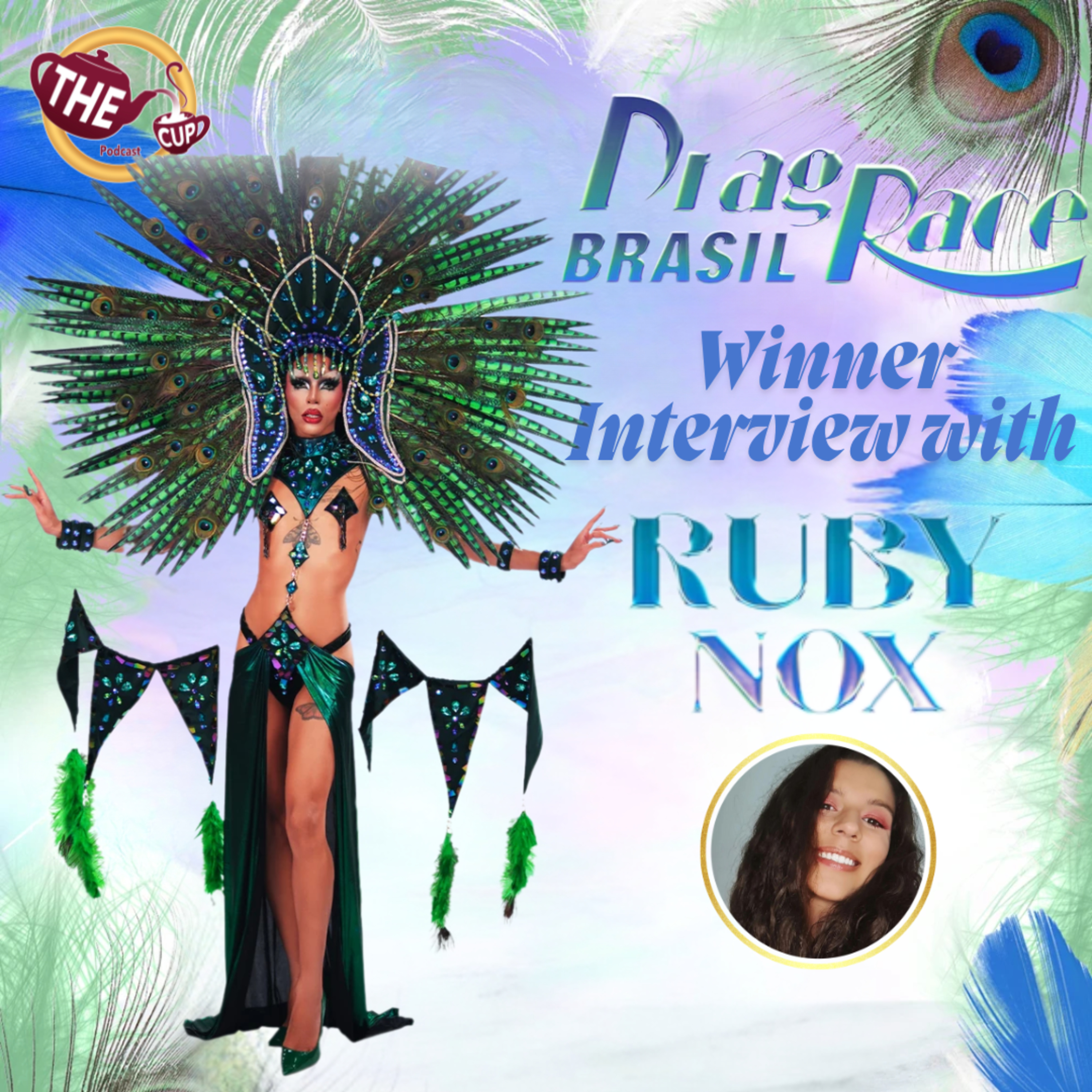 A Chat with Ruby Nox! (English Subtitles) | Drag Race Brasil Season 2 🇧🇷 | The CUP 🍵
