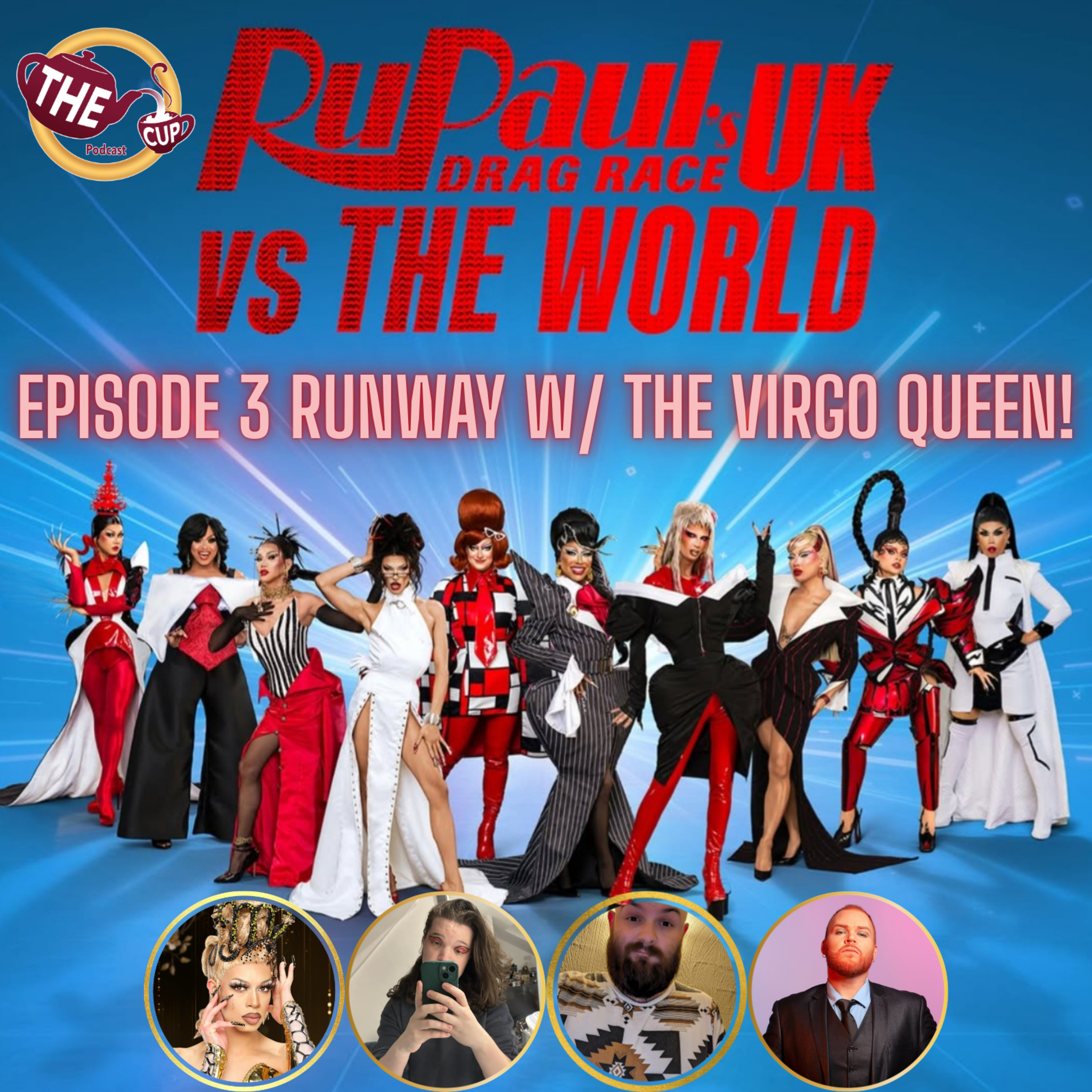 Let Them Eat Cape Runway w/ The Virgo Queen | RuPaul's Drag Race UKvTW S3 E3 | #DragRace | The CUP 🍵