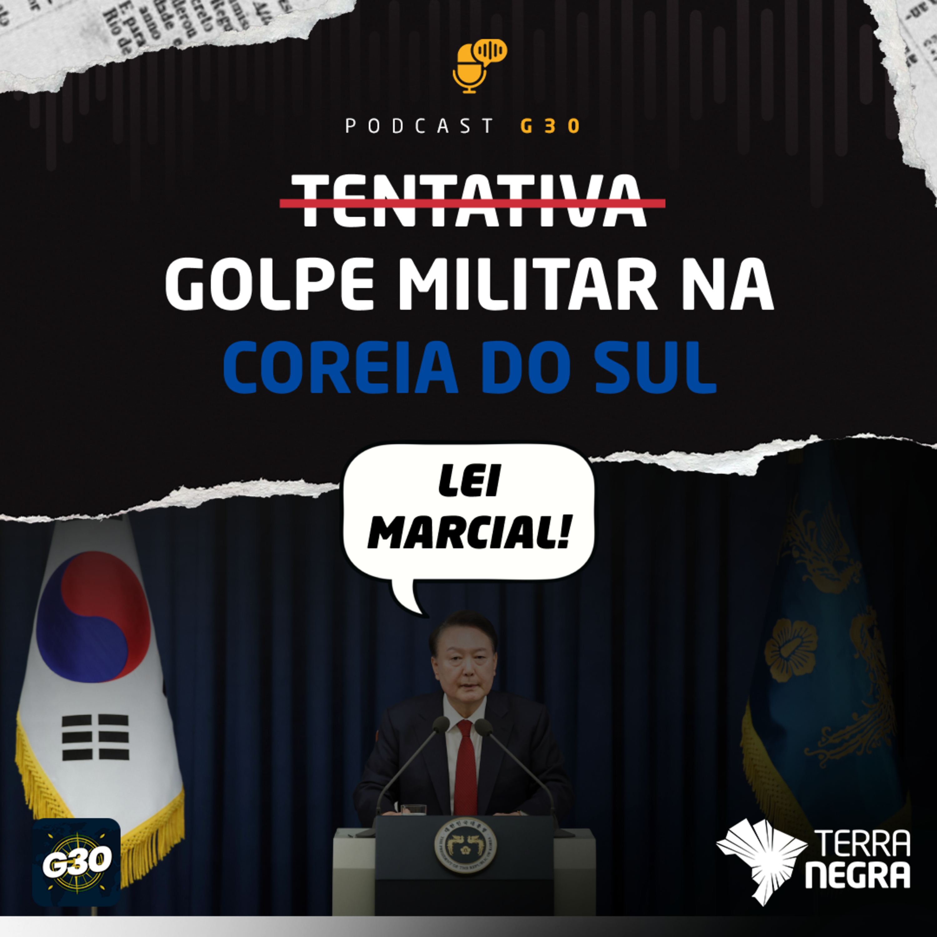Coreia do Sul, lei marcial e golpe