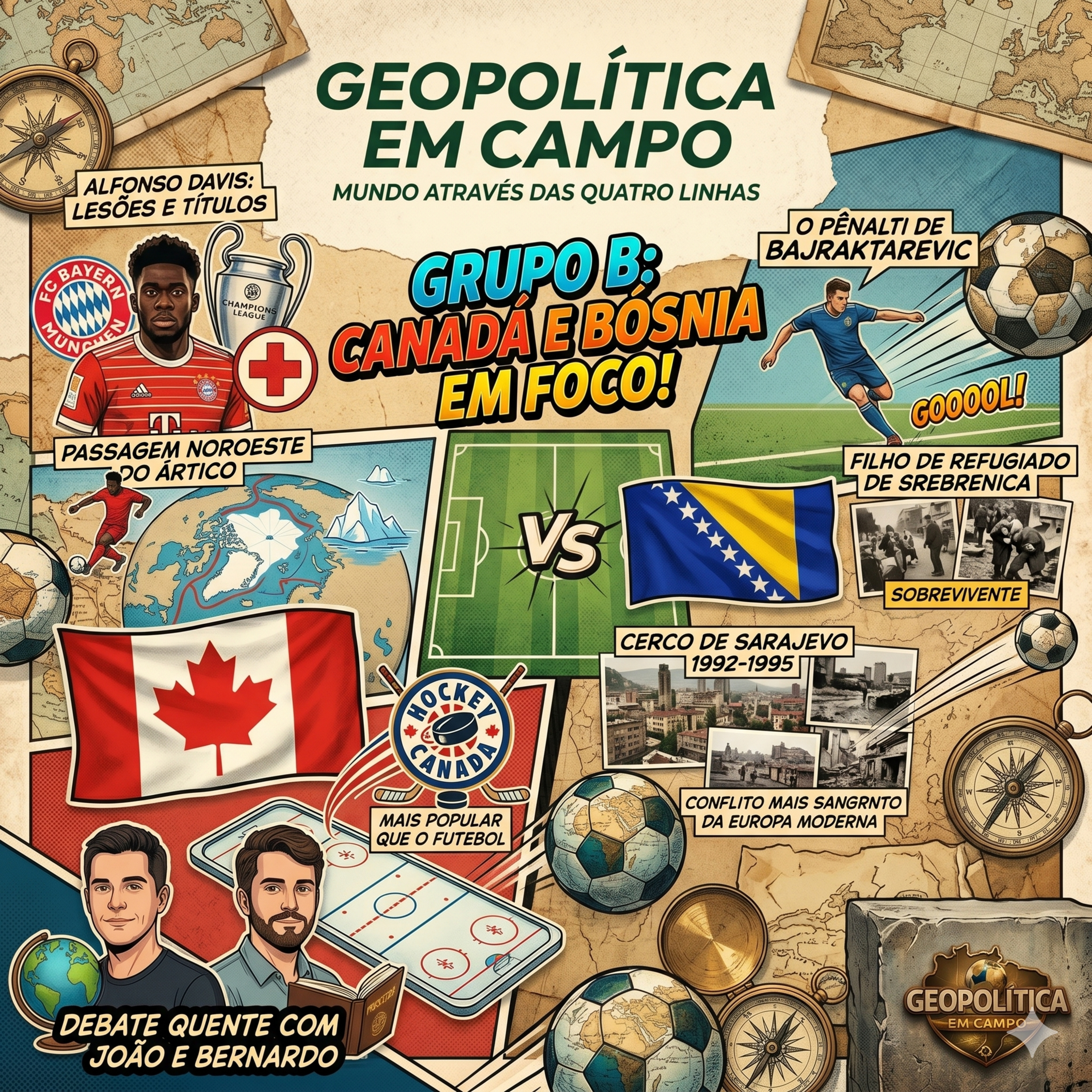 Grupo B da Copa - Geopolítica em Campo