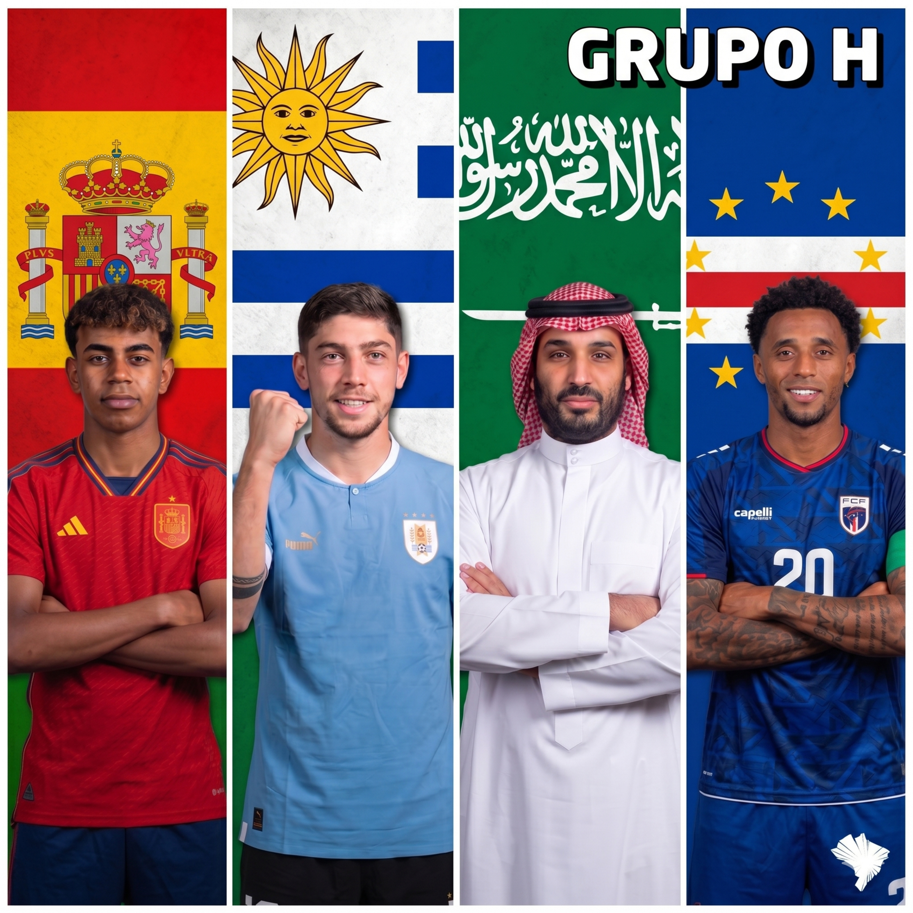 Grupo H da Copa 2026 - Geopolítica em campo