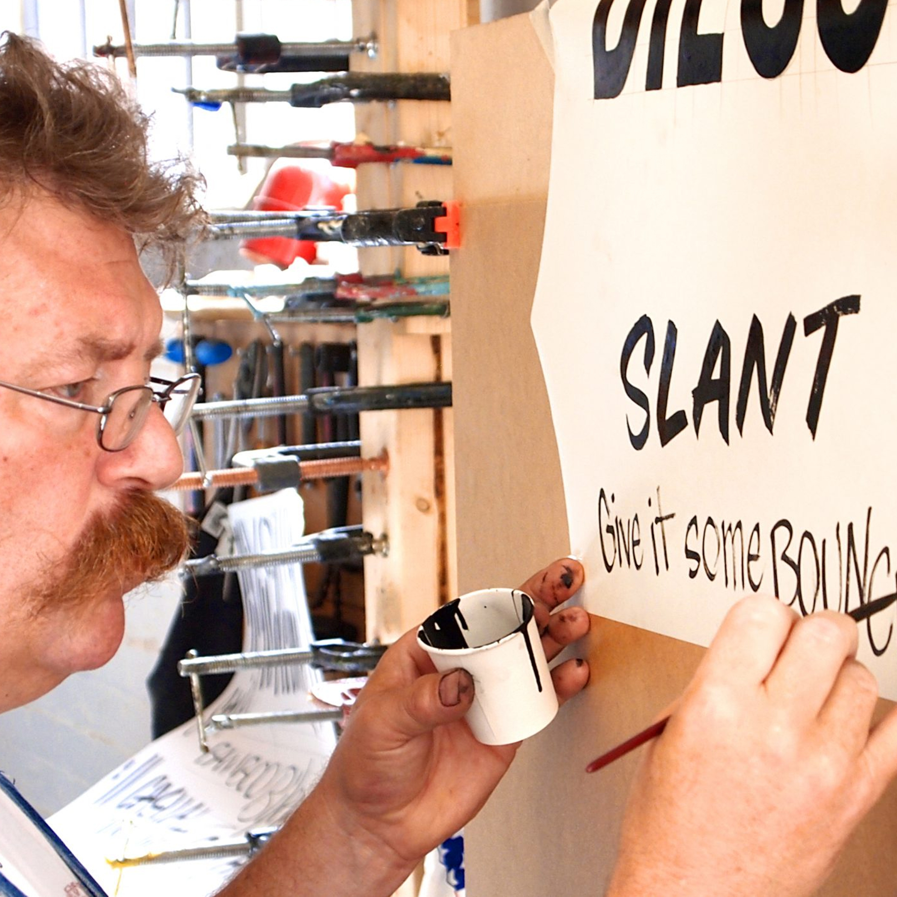 Coffee With a Sign Painter