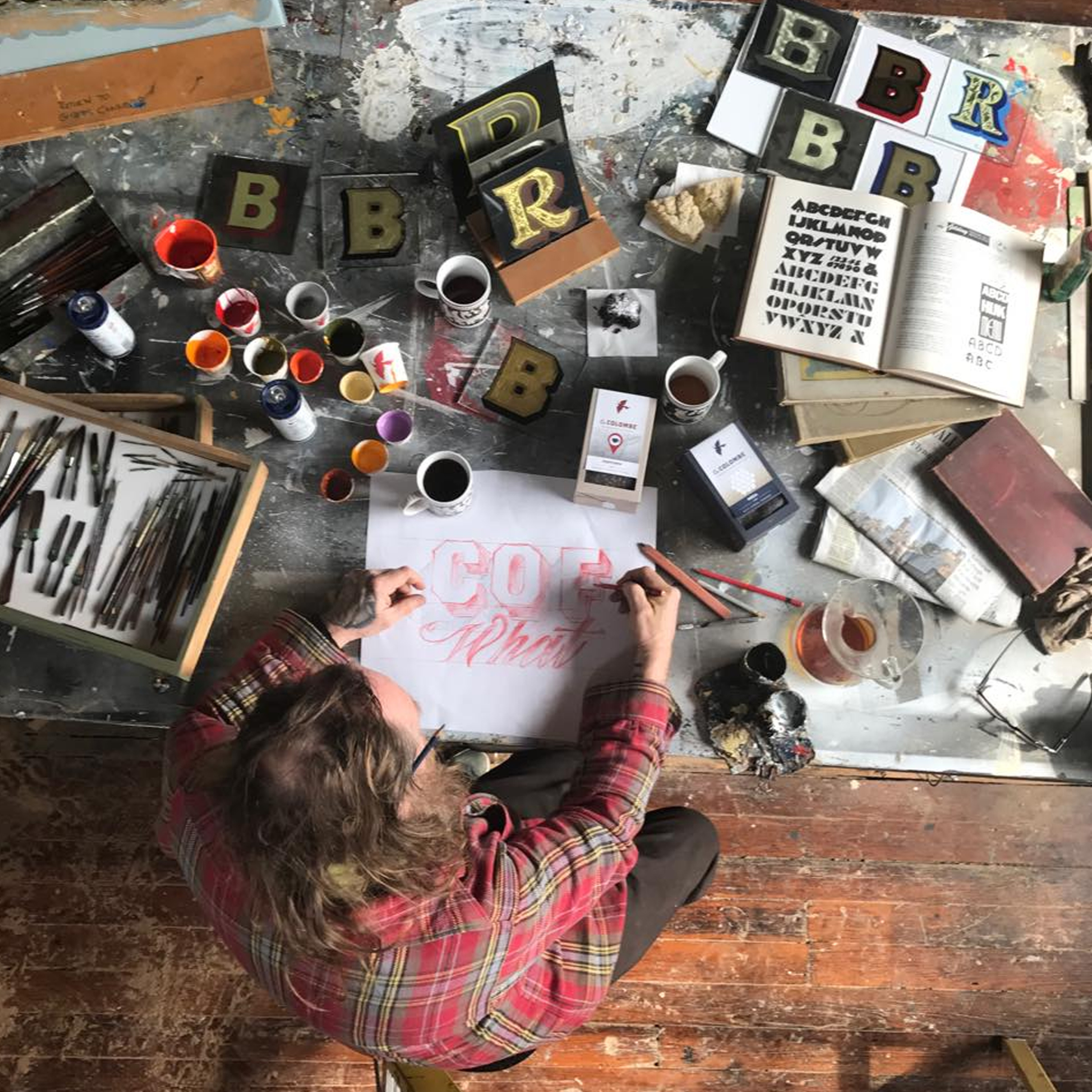 Coffee With a Sign Painter