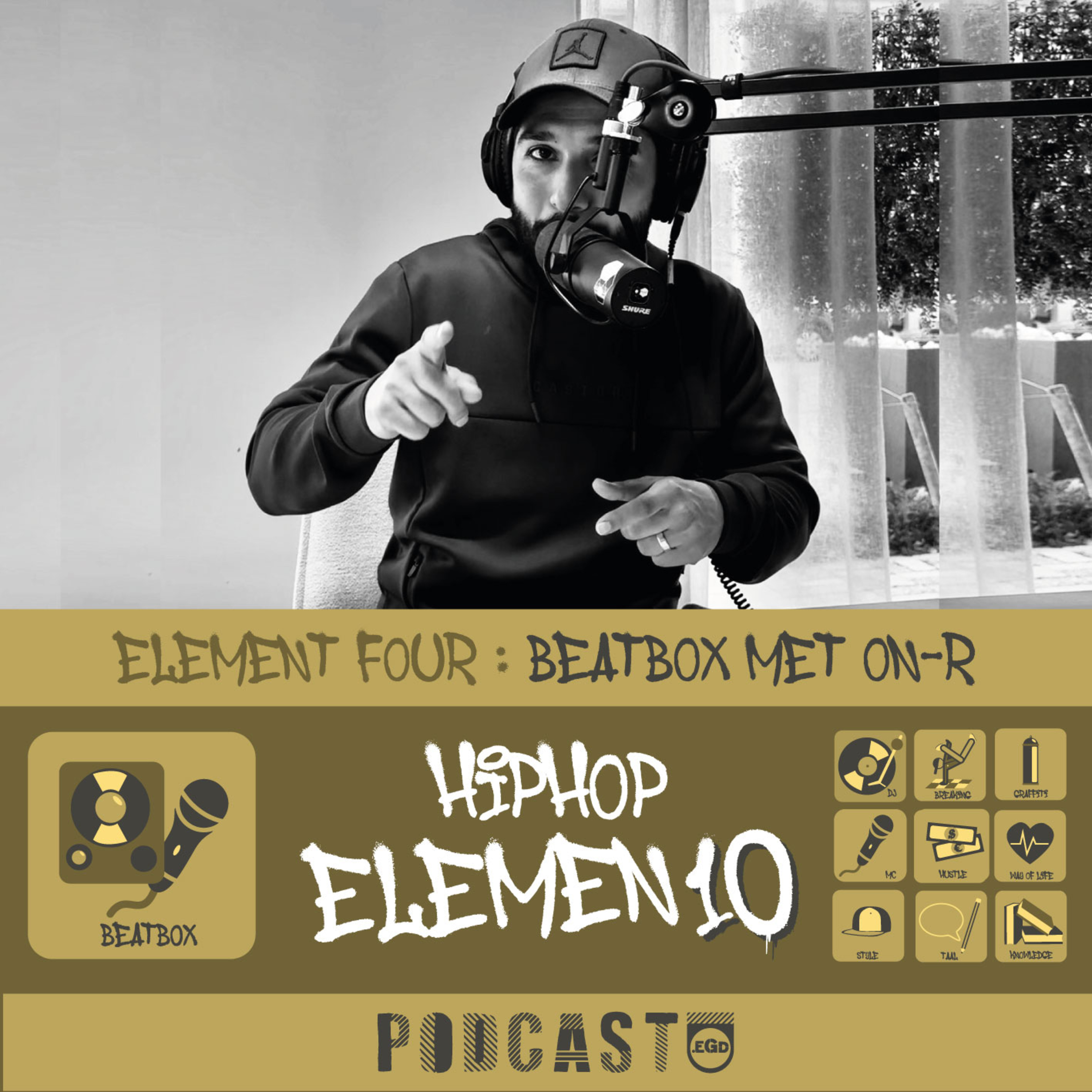 Element 4: Beatbox met ON-R (Onur Yürükel) 'Hip Hop Elemen10 Podcast.EGD' episode artwork