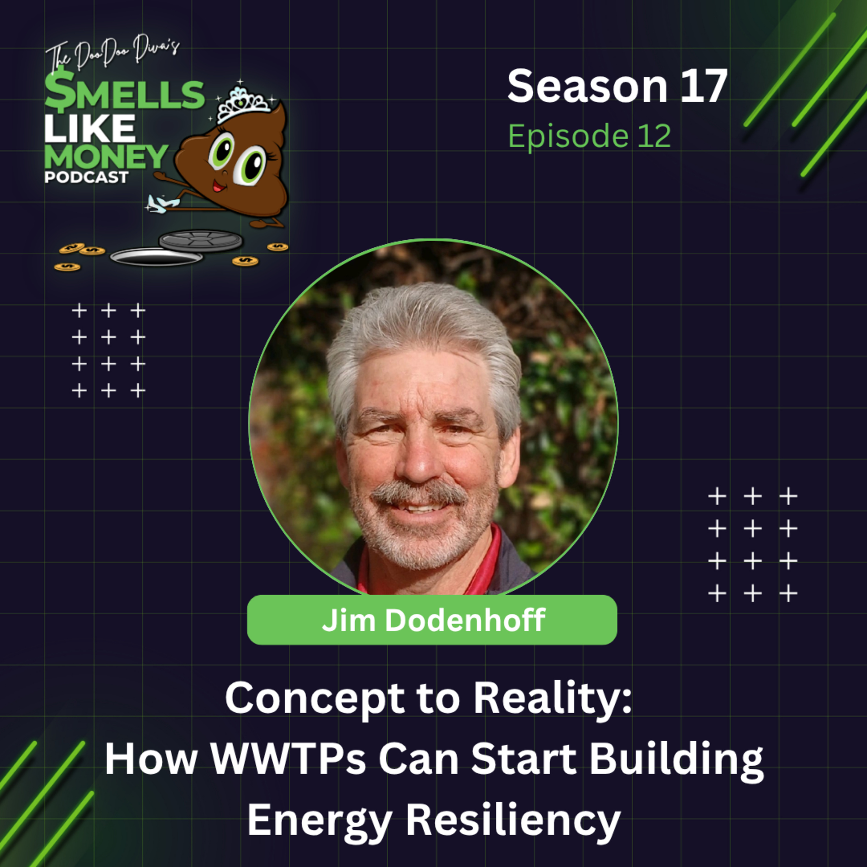 S17 E12: Concept to Reality: How WWTPs Can Start Building Energy Resiliency with Jim Dodenhoff episode artwork