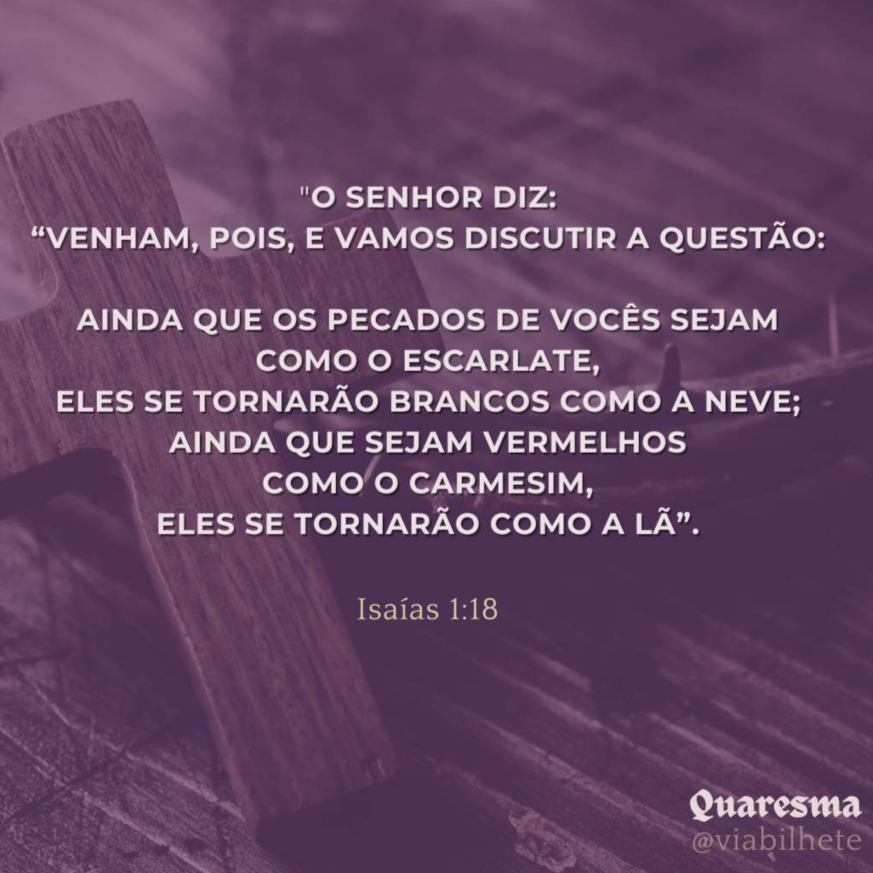 Nossos pecados vermelhos se tornaram mais brancos como neve - Ep.14/47 - Quaresma  episode artwork