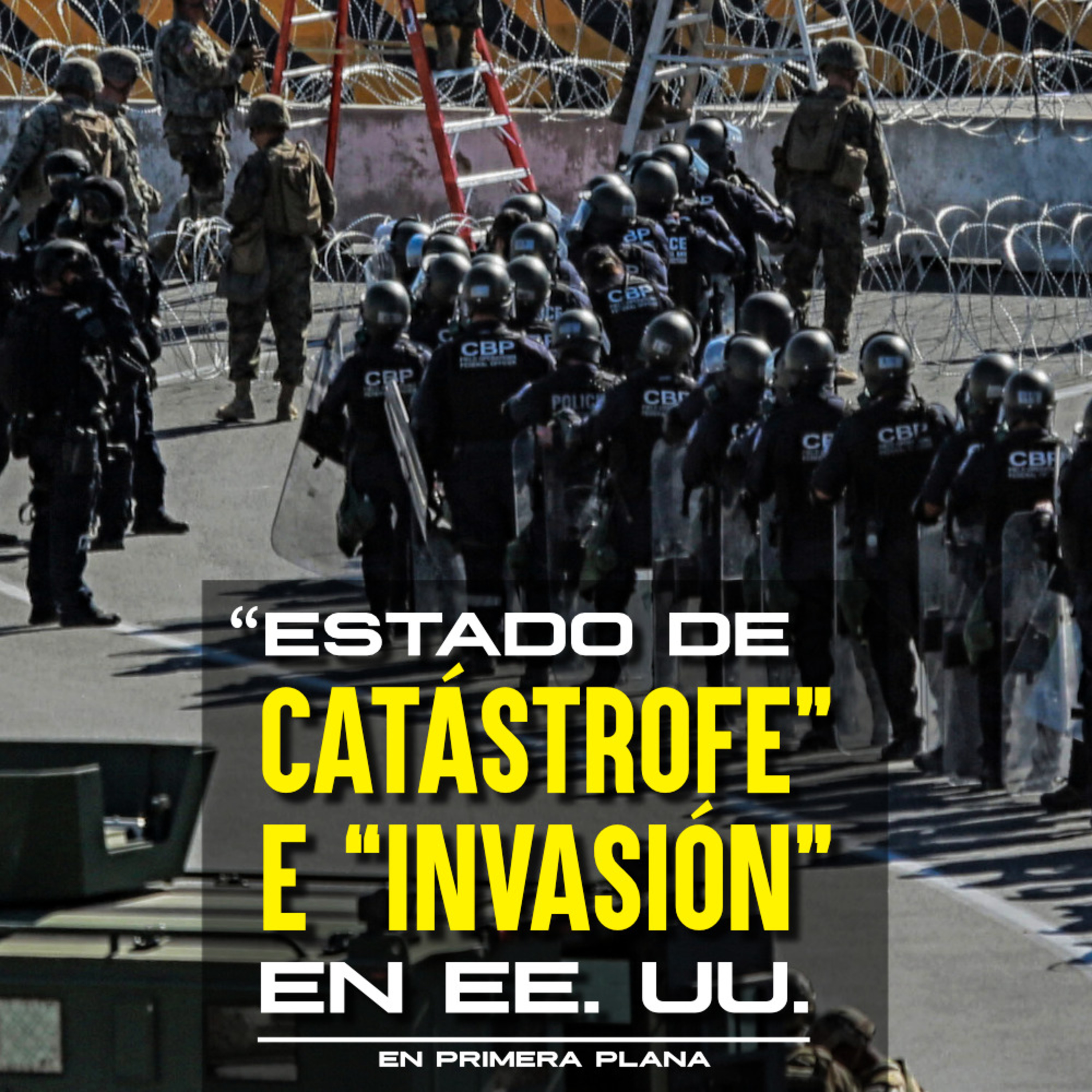 Cruces ilegales se disparan: Texas declara “invasión” en la frontera y "está construyendo un muro”  episode artwork