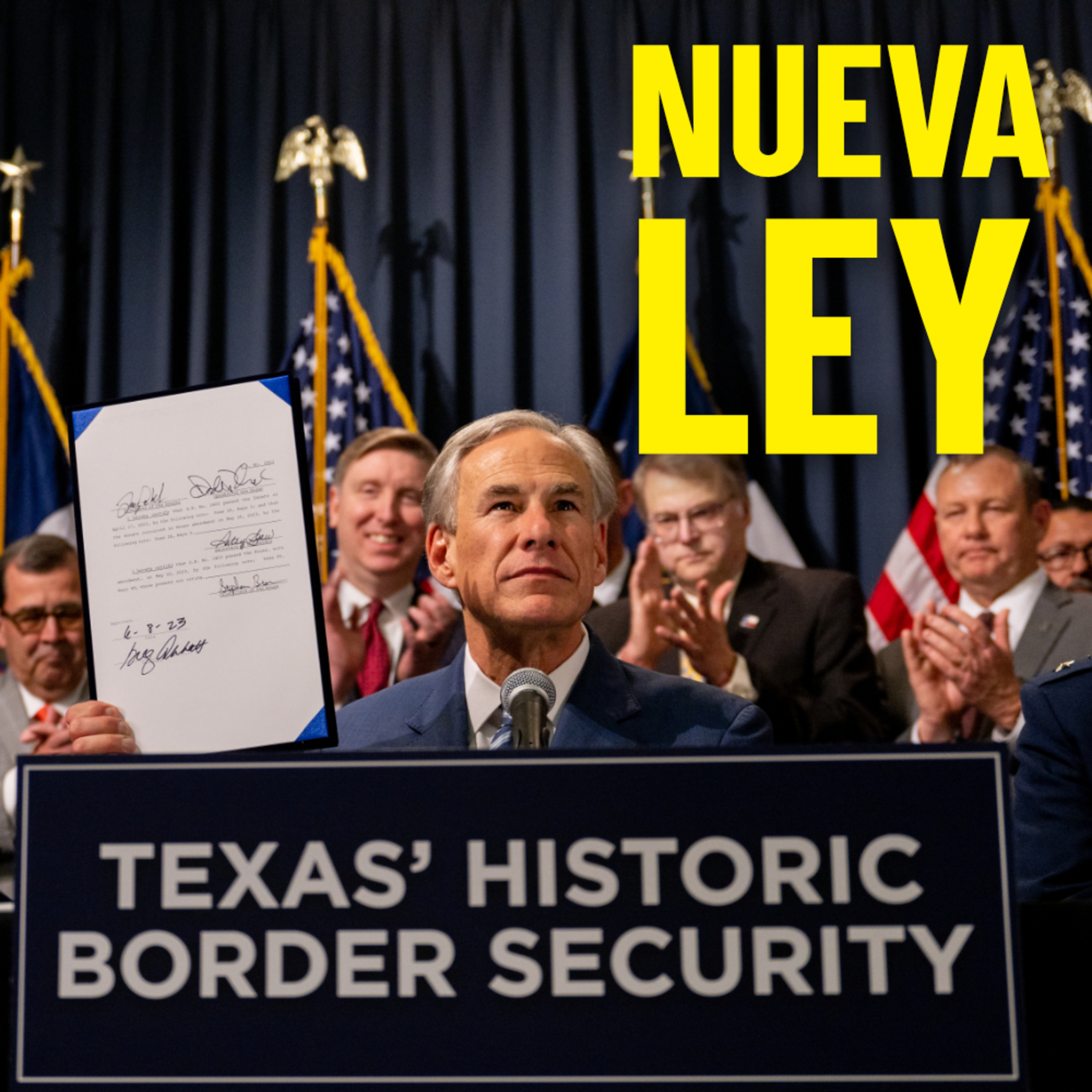 El gobernador de Texas ha firmado una ley que le otorga poder a la policía para arrestar a los inmigrantes ilegales episode artwork