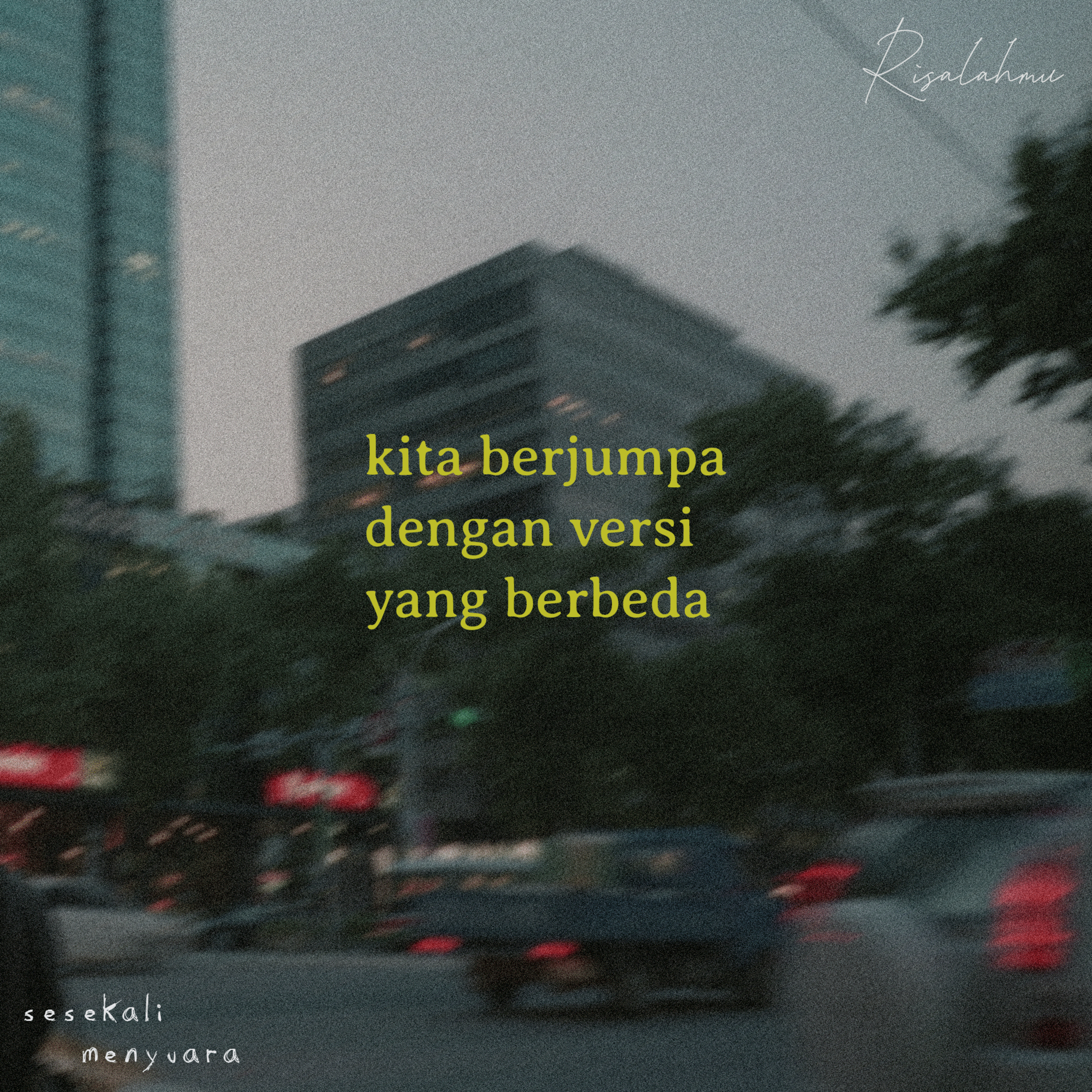 sesekali menyuara