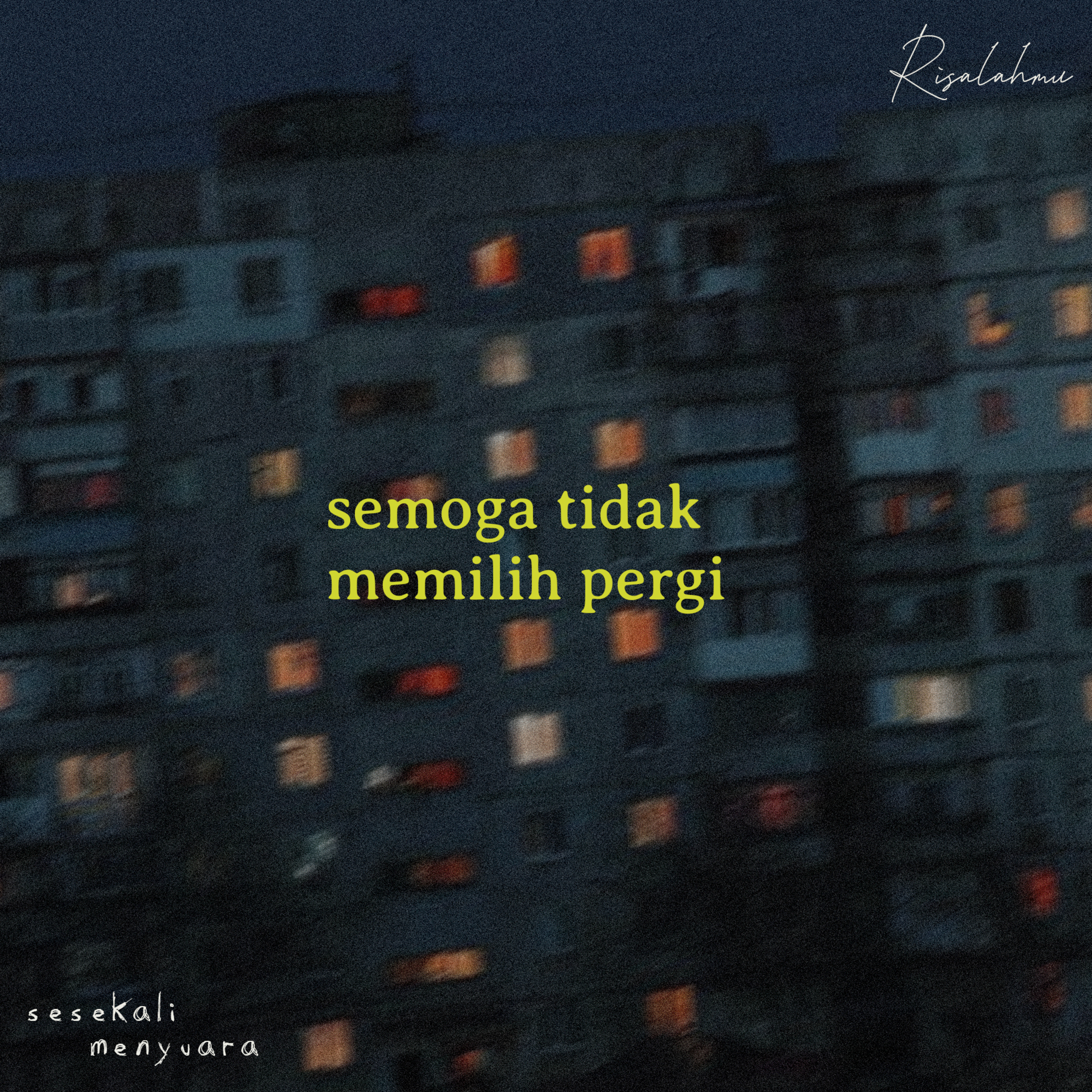 sesekali menyuara
