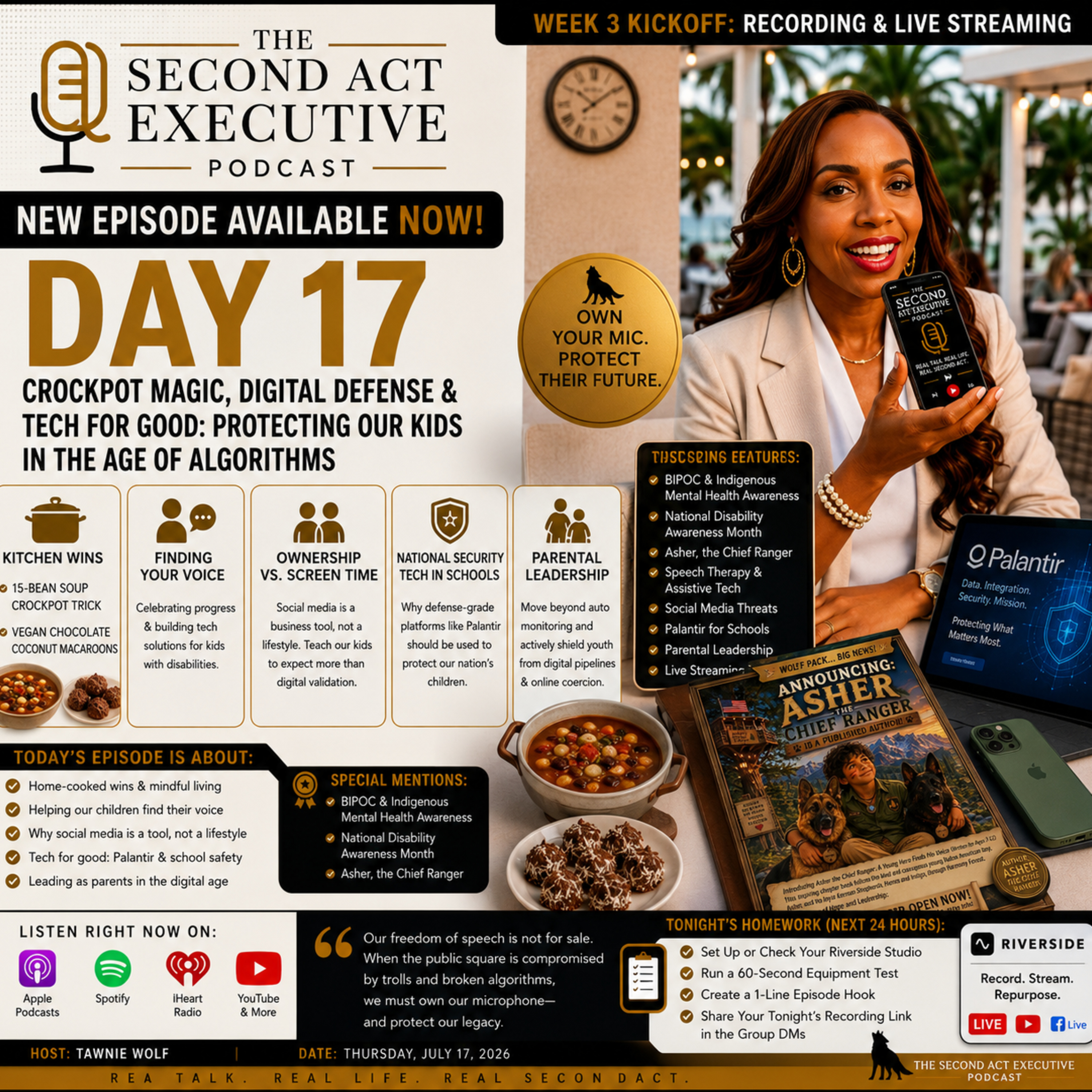 Crockpot Magic, Digital Defense & Tech for Good: Protecting Our Kids in the Age of Algorithms episode artwork
