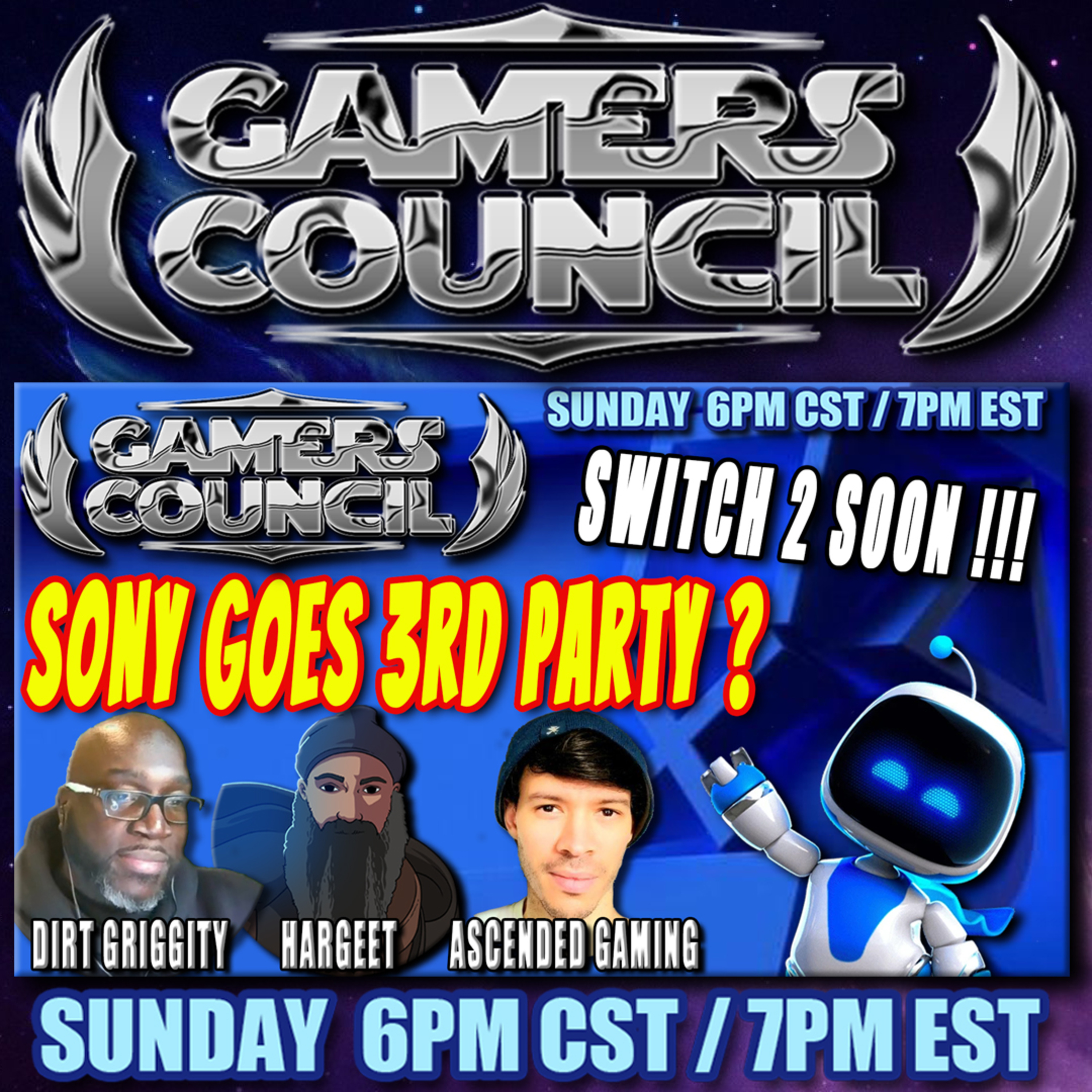 DID SONY GO 3RD PARTY? HARGEET | DIRT GRIGGITY | ASCENDED GAMING episode artwork