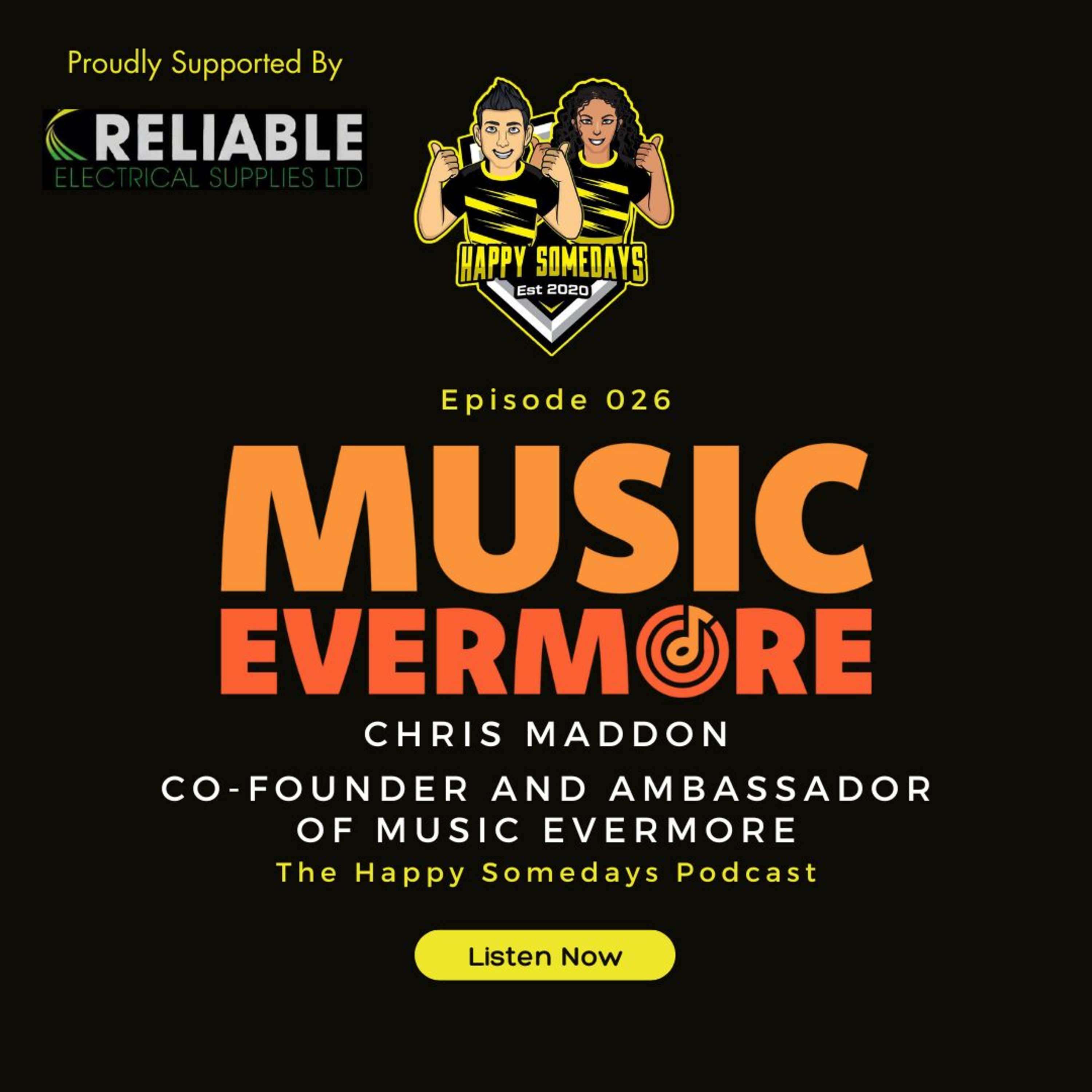 Episode 026 - Music Evermore with Chris Maddon episode artwork
