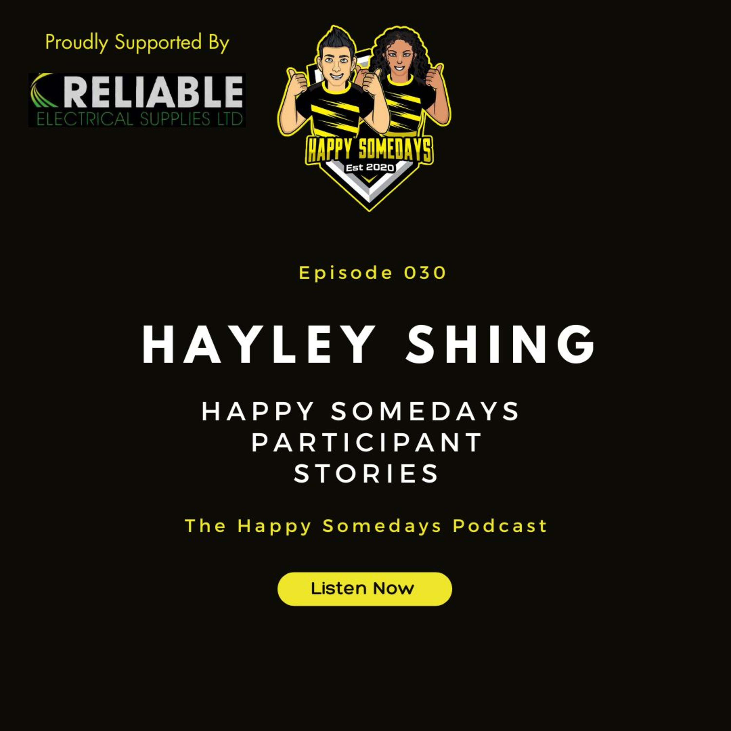 Episode 030 - Hayley Shing - Participant Stories episode artwork