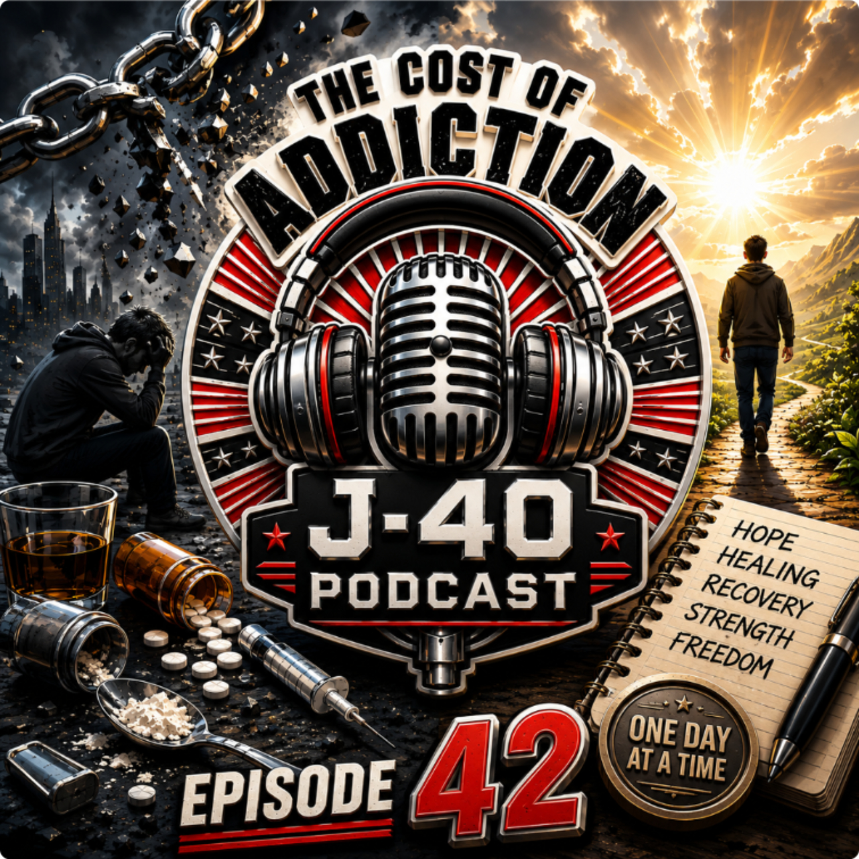 The Cost of Addiction EP 42 episode artwork
