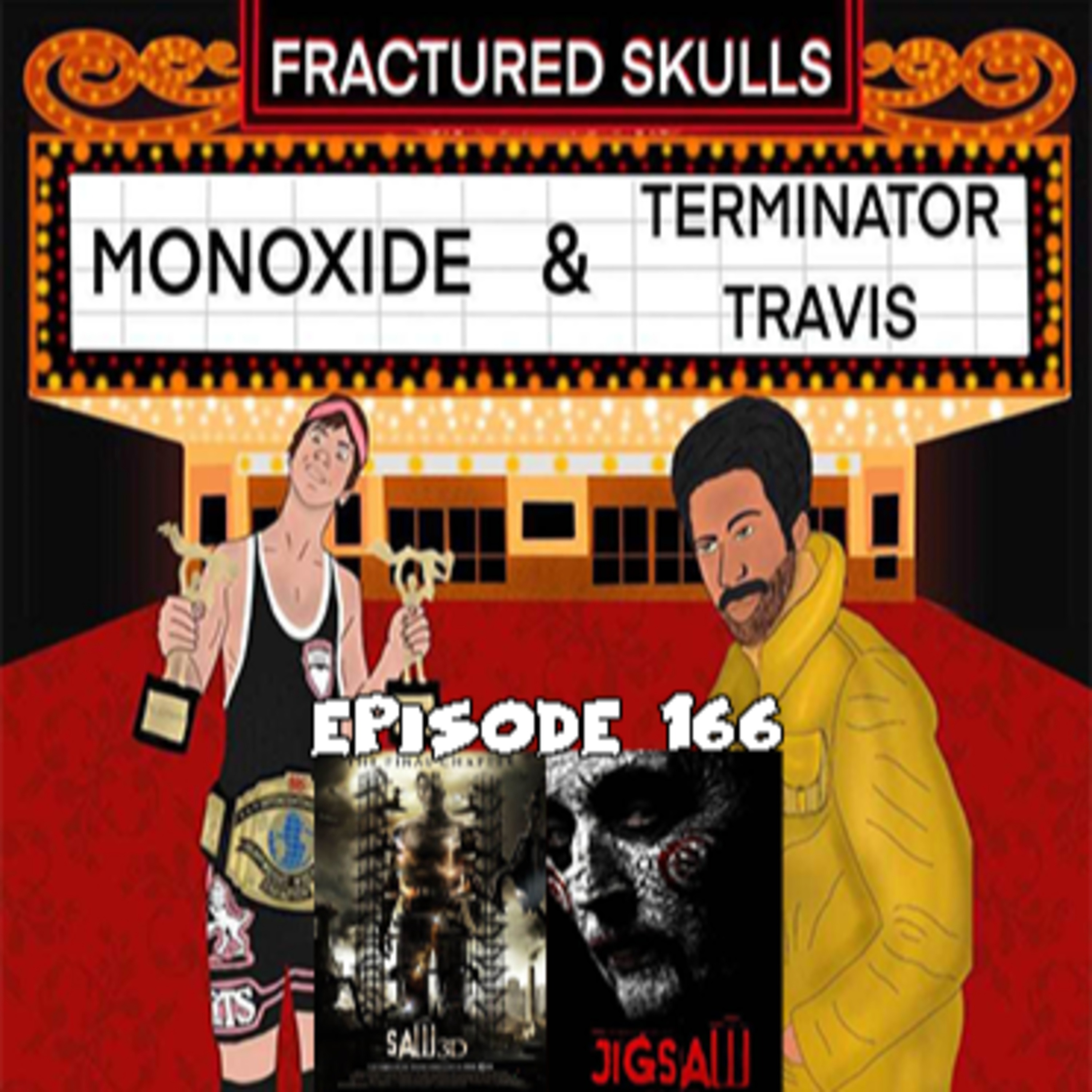 Fractured Skulls 166: Saw 3D The Final Chapter (2010) & Jigsaw (2017) episode artwork
