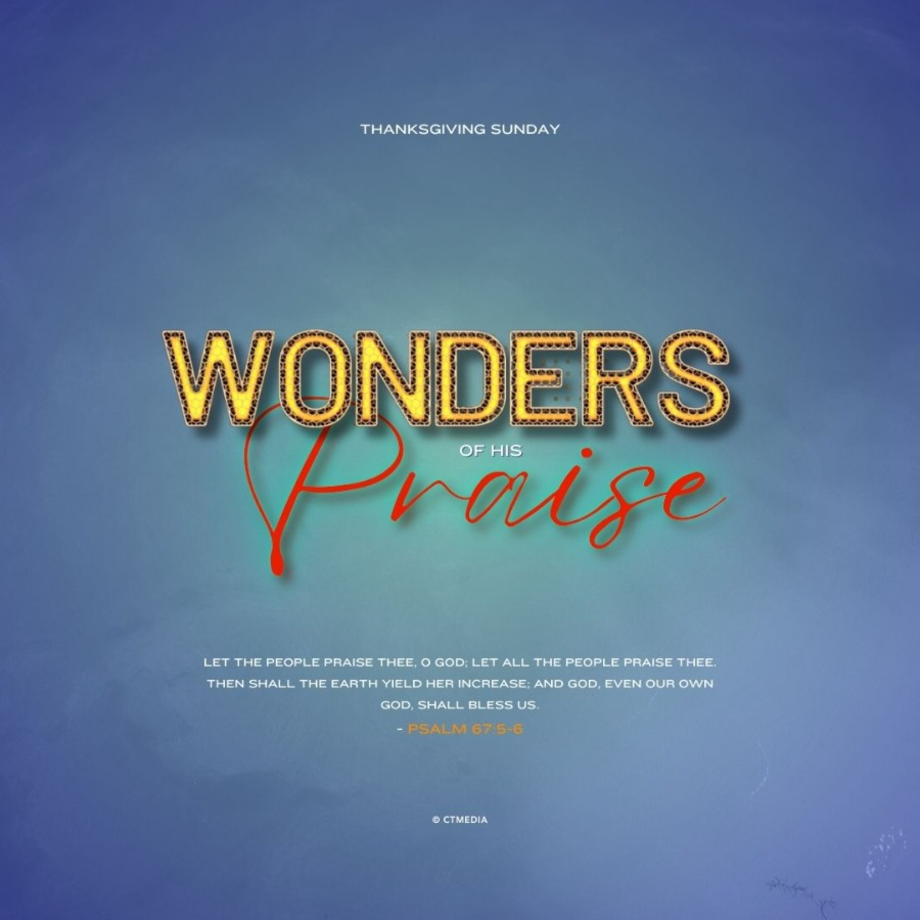 Wonders of his Praise  episode artwork