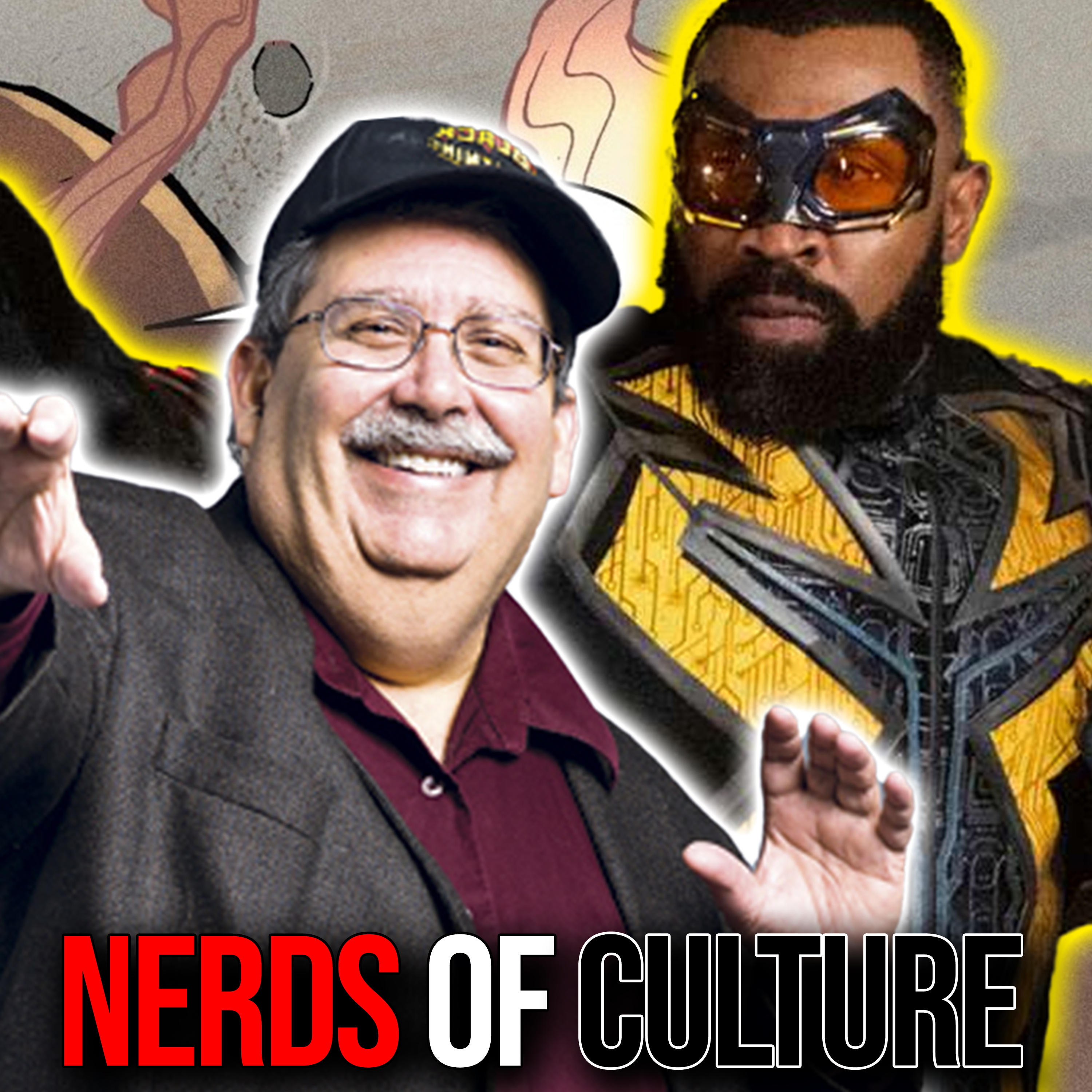 Nerds of Culture #62 Black Lightning Creator's Announcement & Ultimate Luke Cage episode artwork