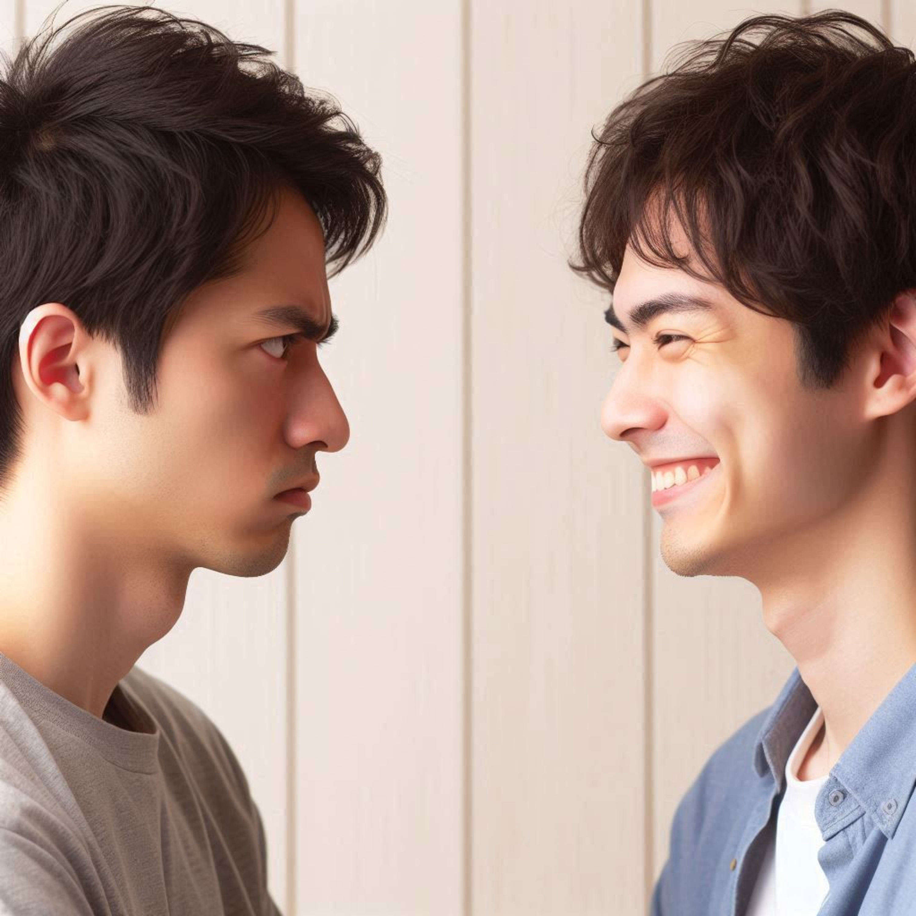 無愛想には笑顔で返す