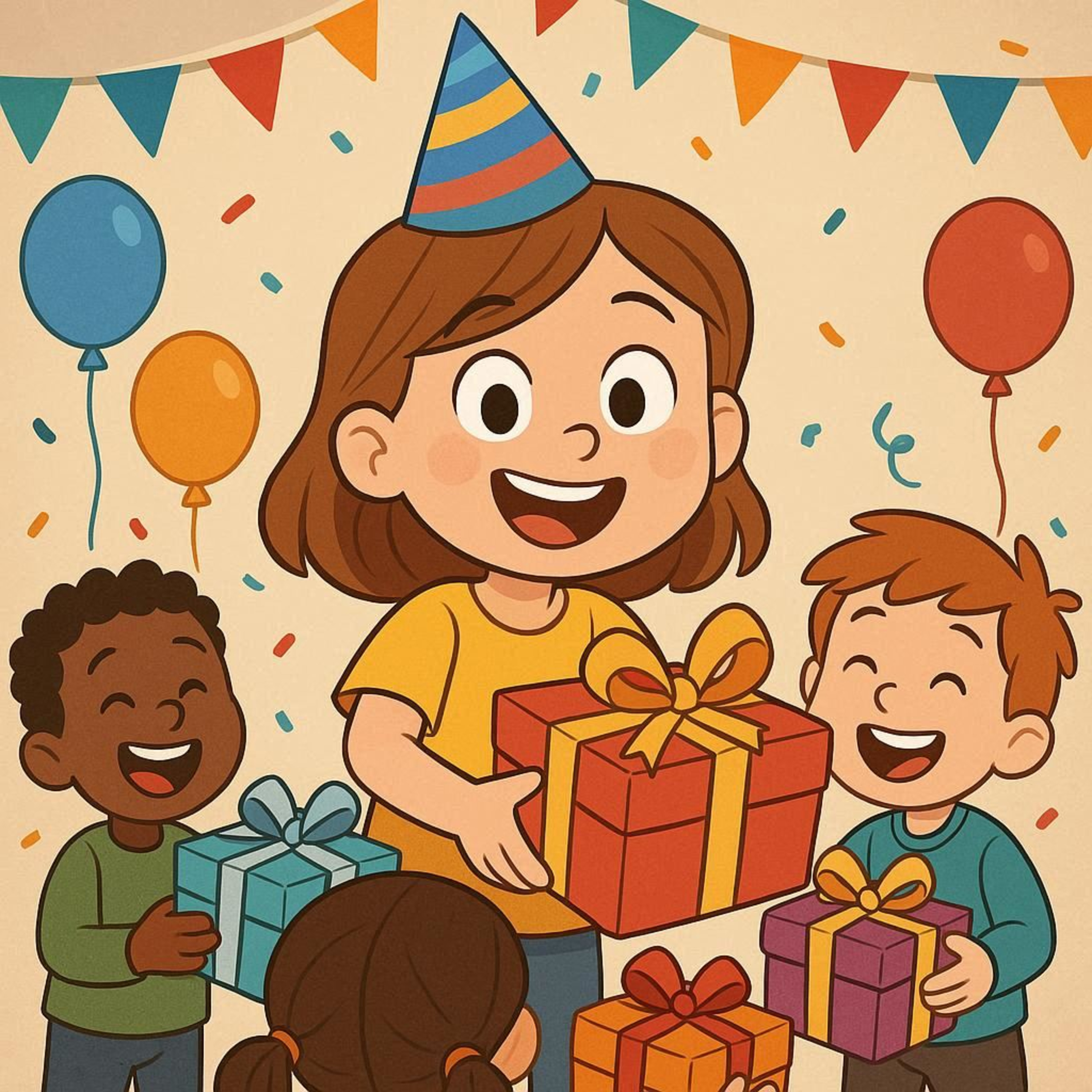 自分の誕生日だからこそプレゼントを渡す