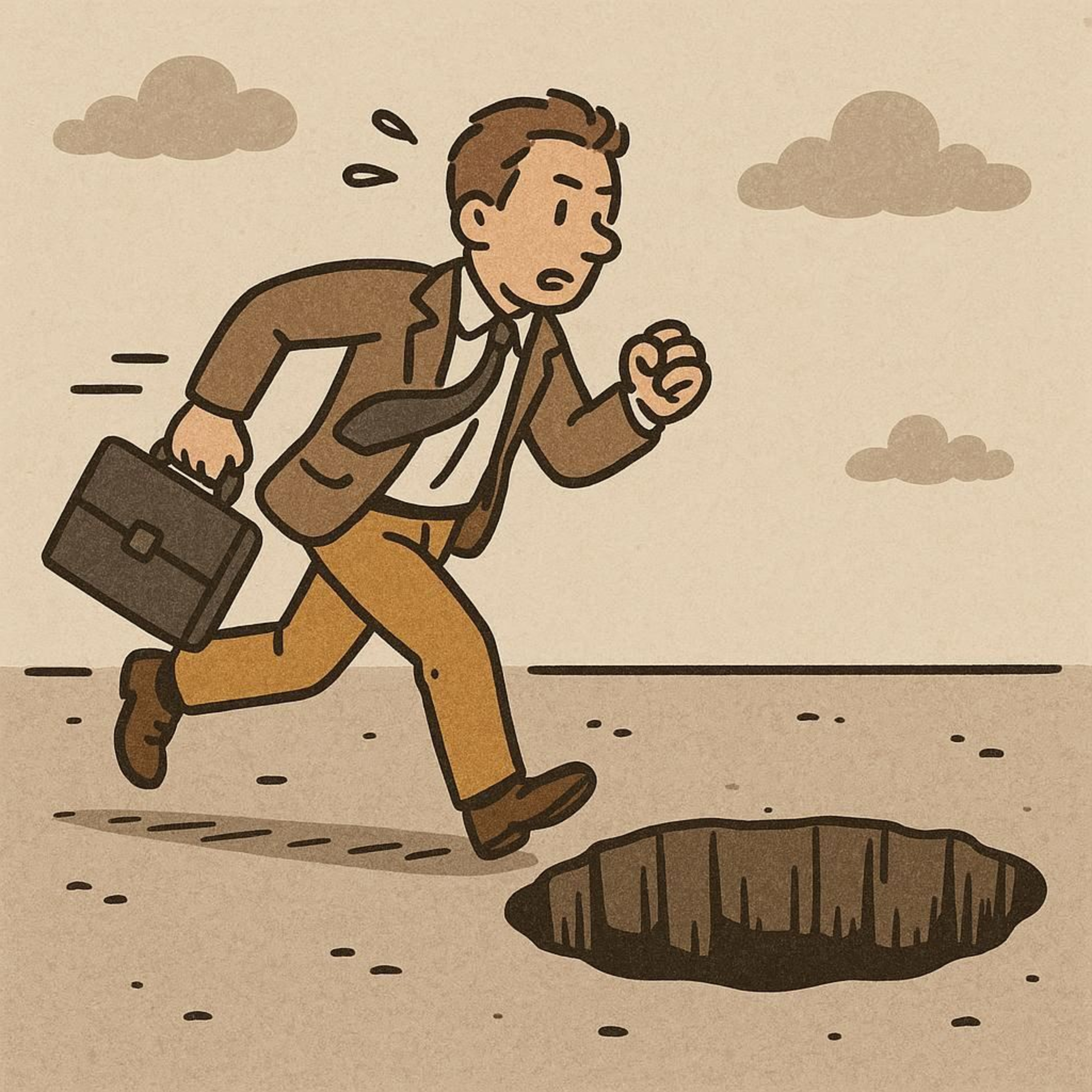 焦って慌てると危険度がさらに増す そうなる前に