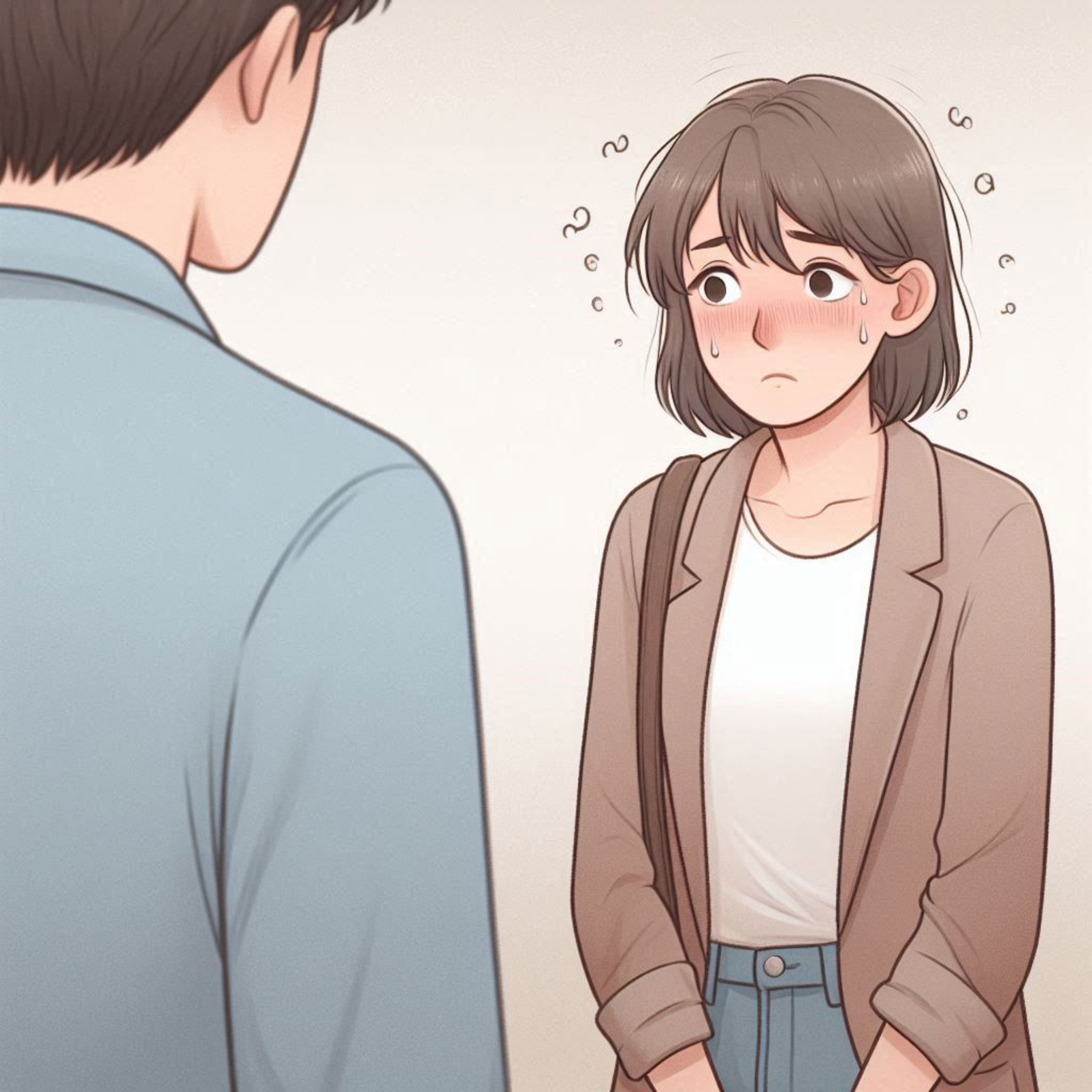 会話中,顔は見づらい 他人のどこみたらいい？