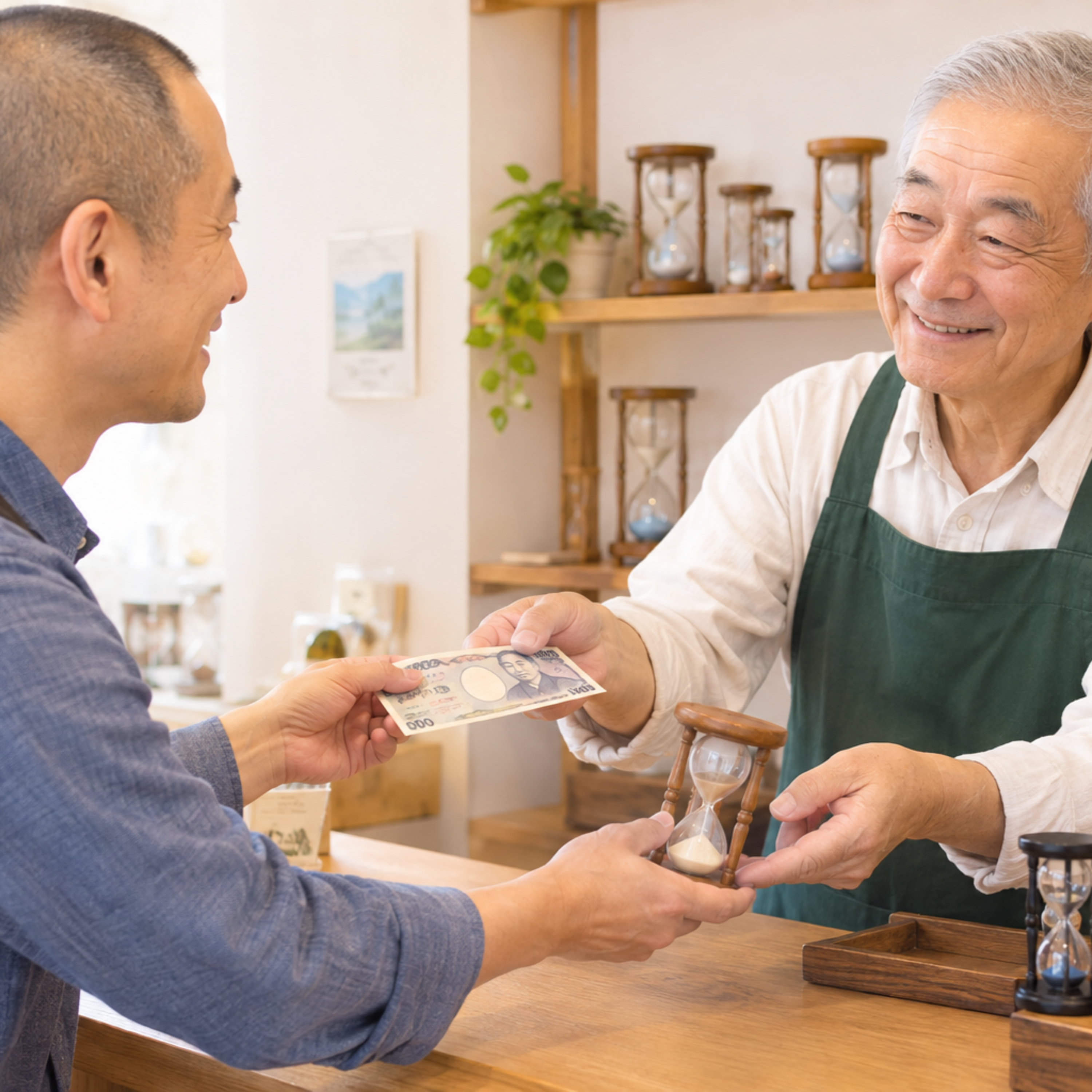 お金と時間の関係性 過去不可&未来OK