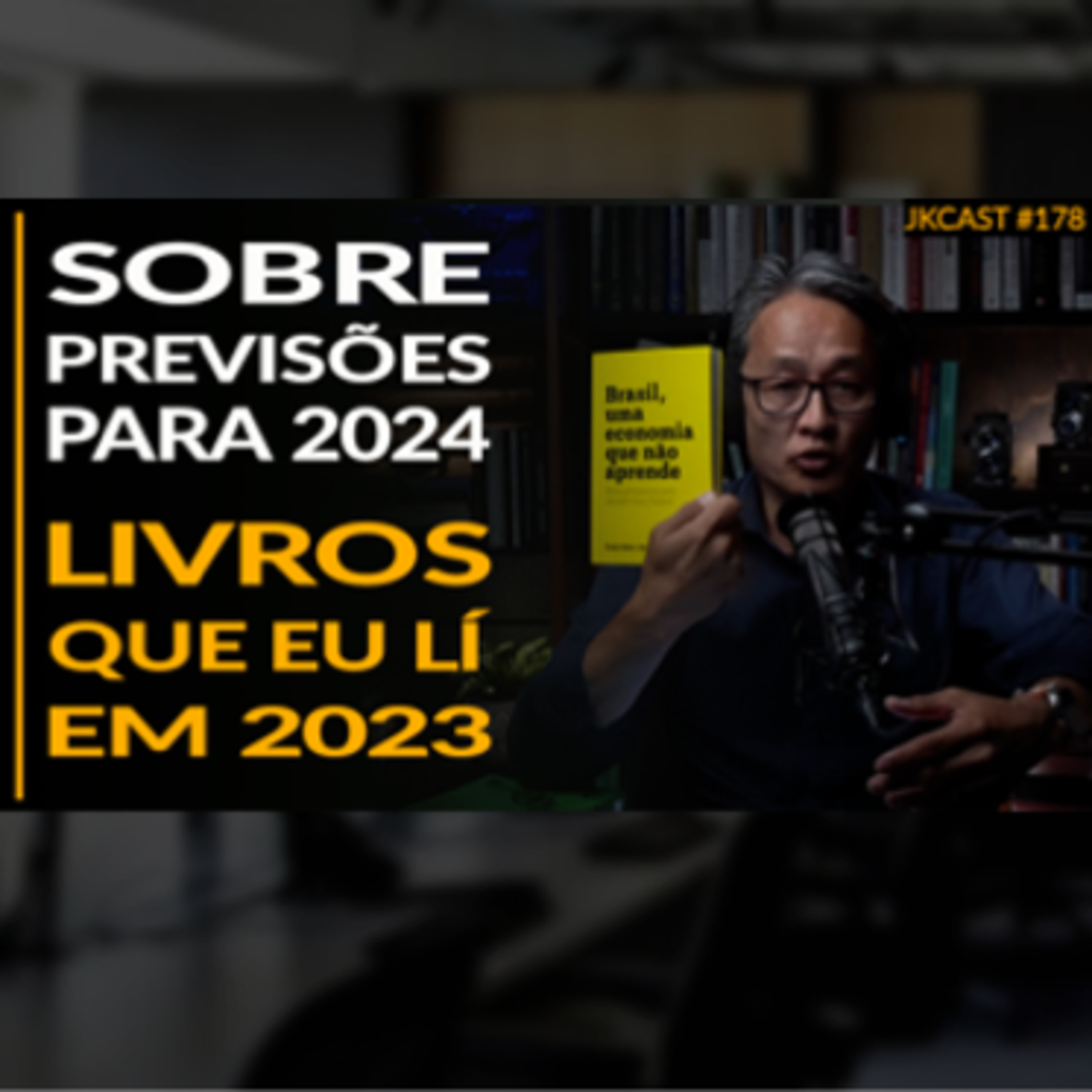 JK Cast #178 - Sobre Previsões para 2024 e Livros que Eu Lí em 2023