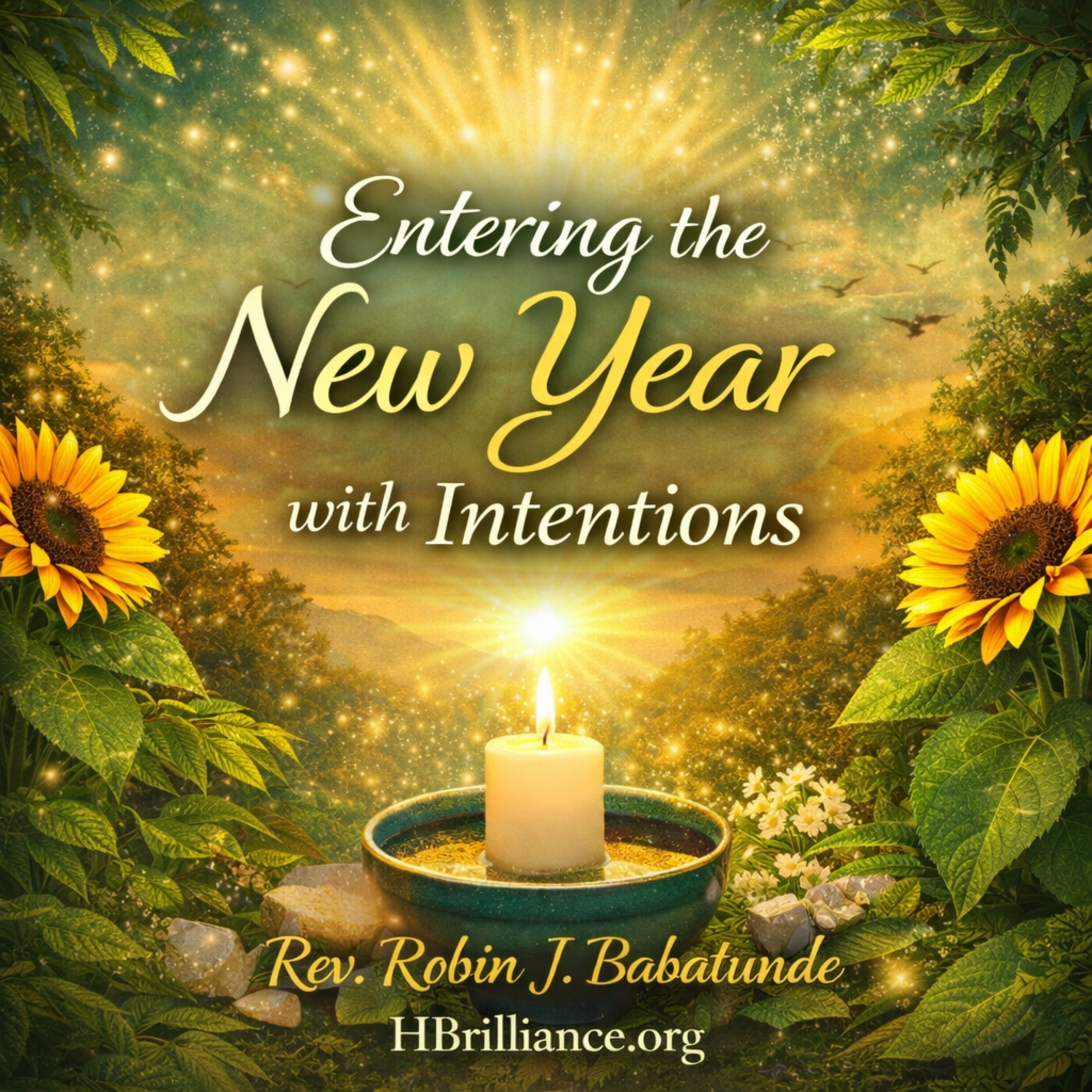 " Entering The New Year With Intention" episode artwork