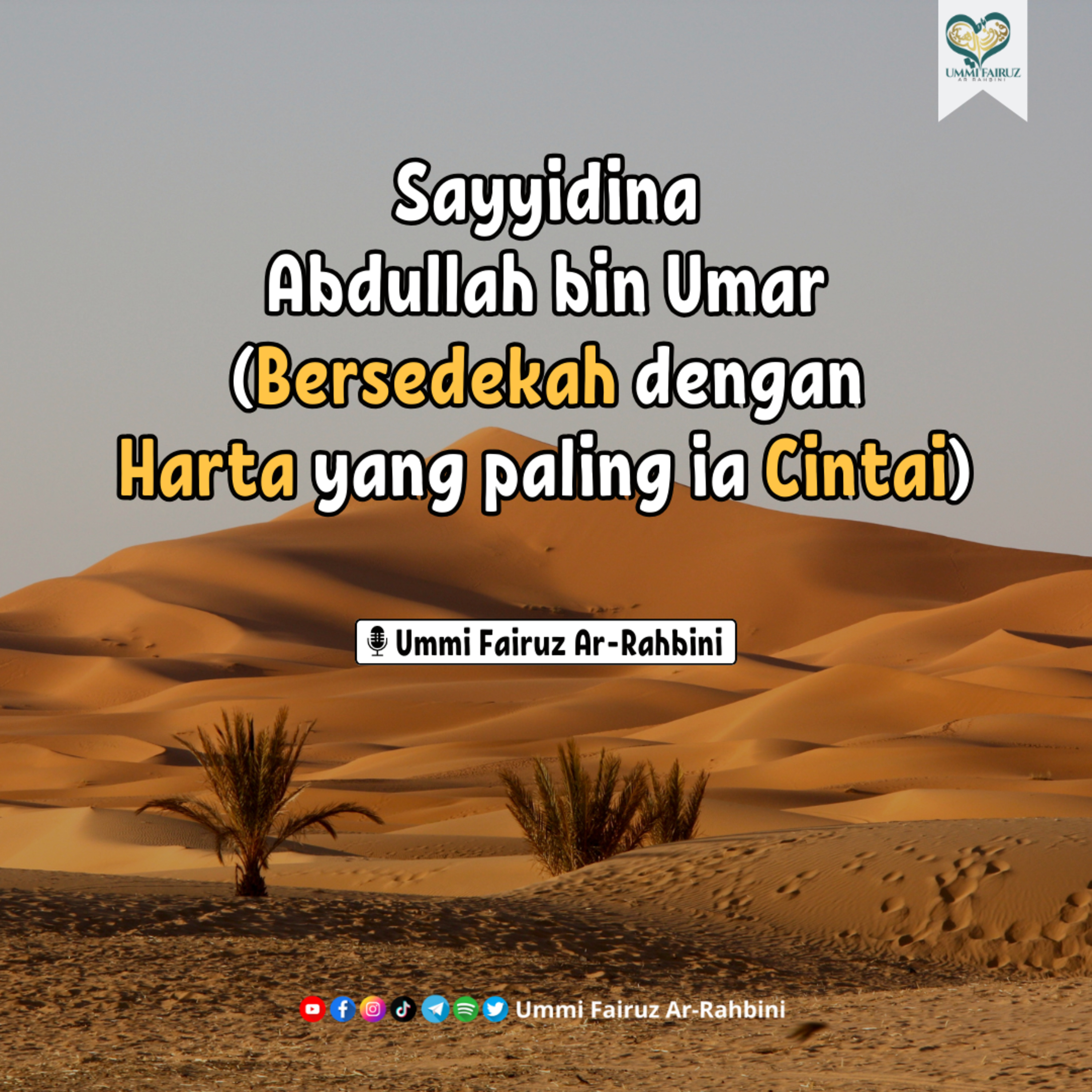 Sayyidina Abdullah bin Umar (Bersedekah dengan Harta yang Paling ia Cintai) episode artwork