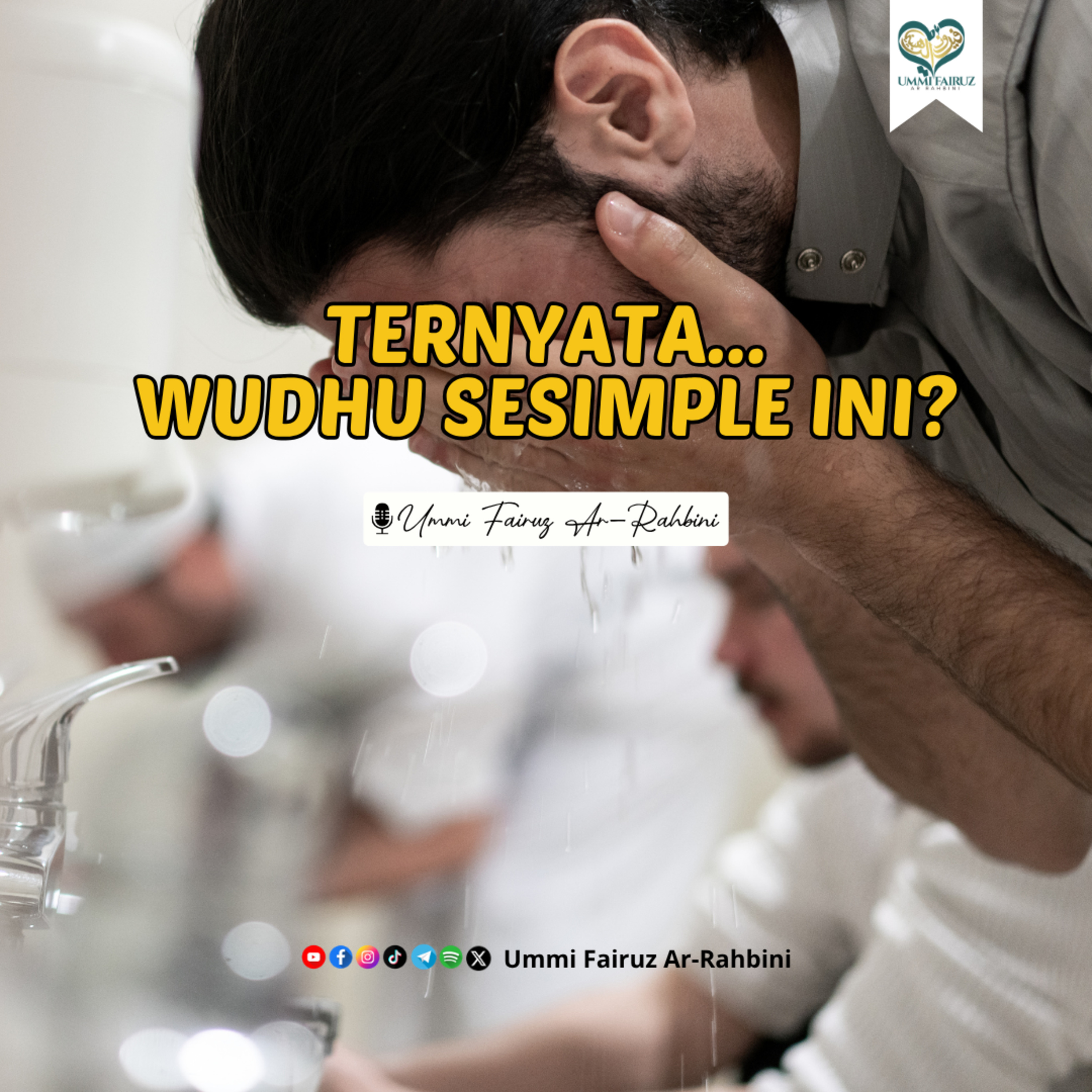 Yang Wajib Dalam Wudhu Ternyata Hanya Ini episode artwork