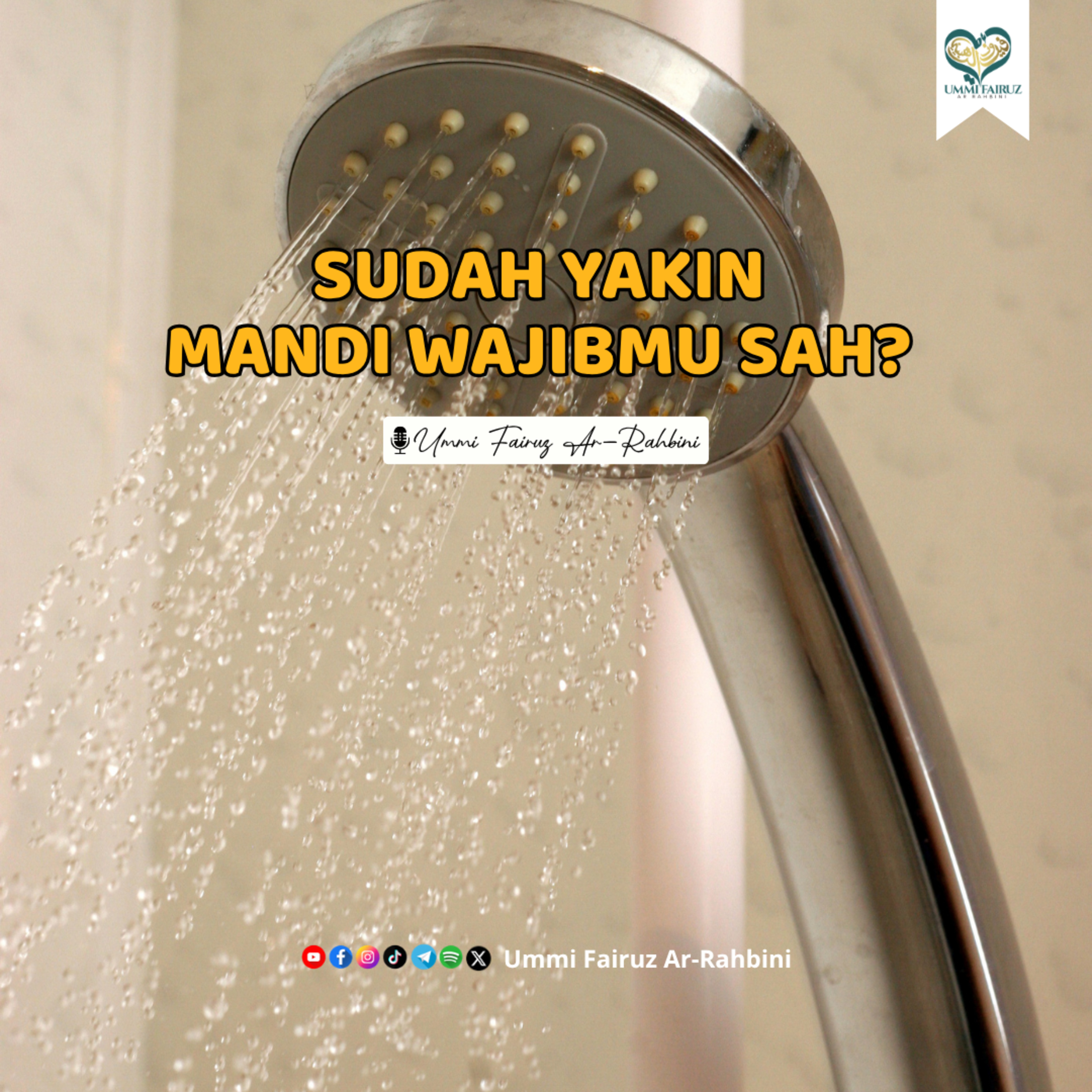 Kapan Wajib Mandi? Sebab & Cara Mandi Wajib yang Benar episode artwork