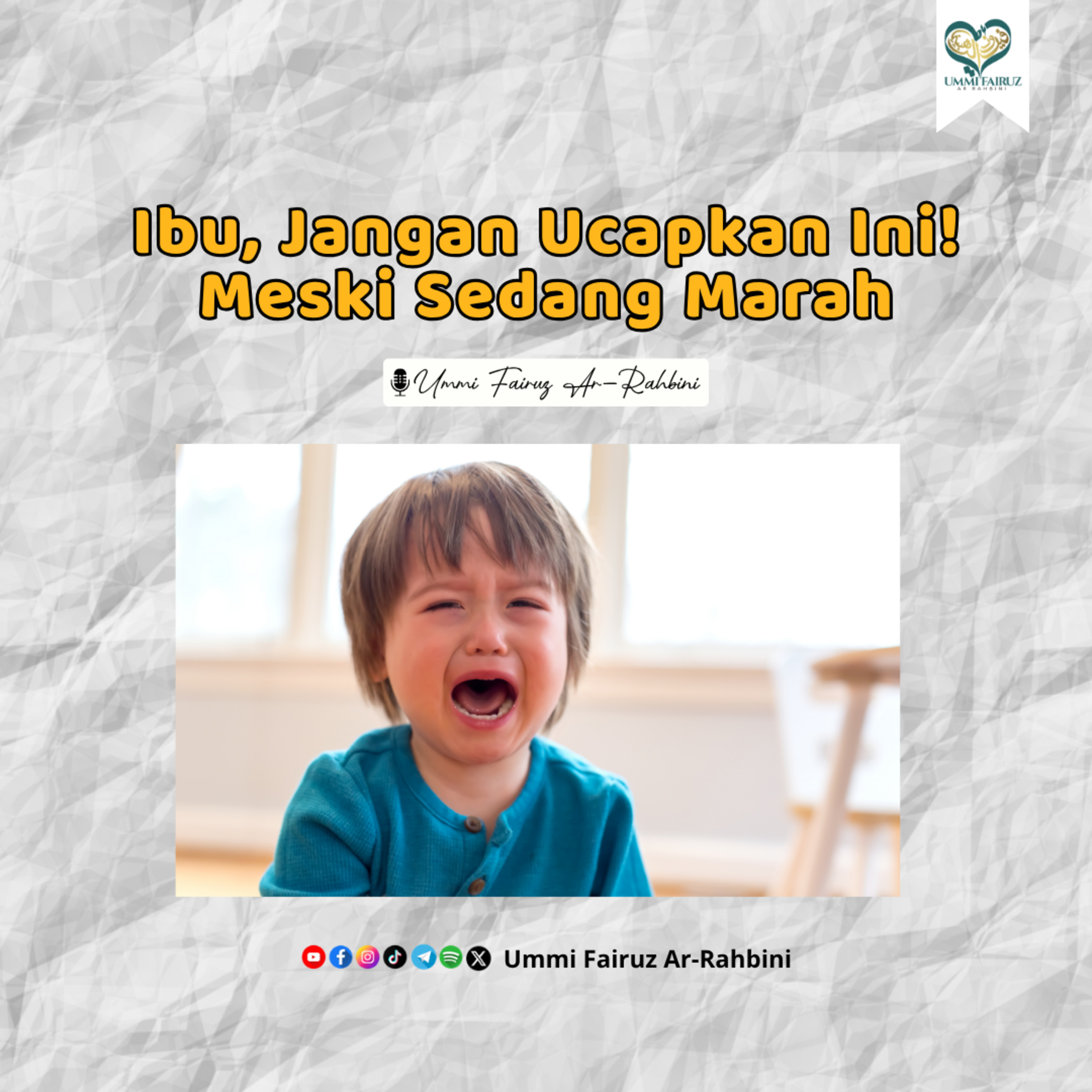 Terlanjur Mendoakan Anak dengan Doa Buruk? Segera Lakukan Ini! episode artwork