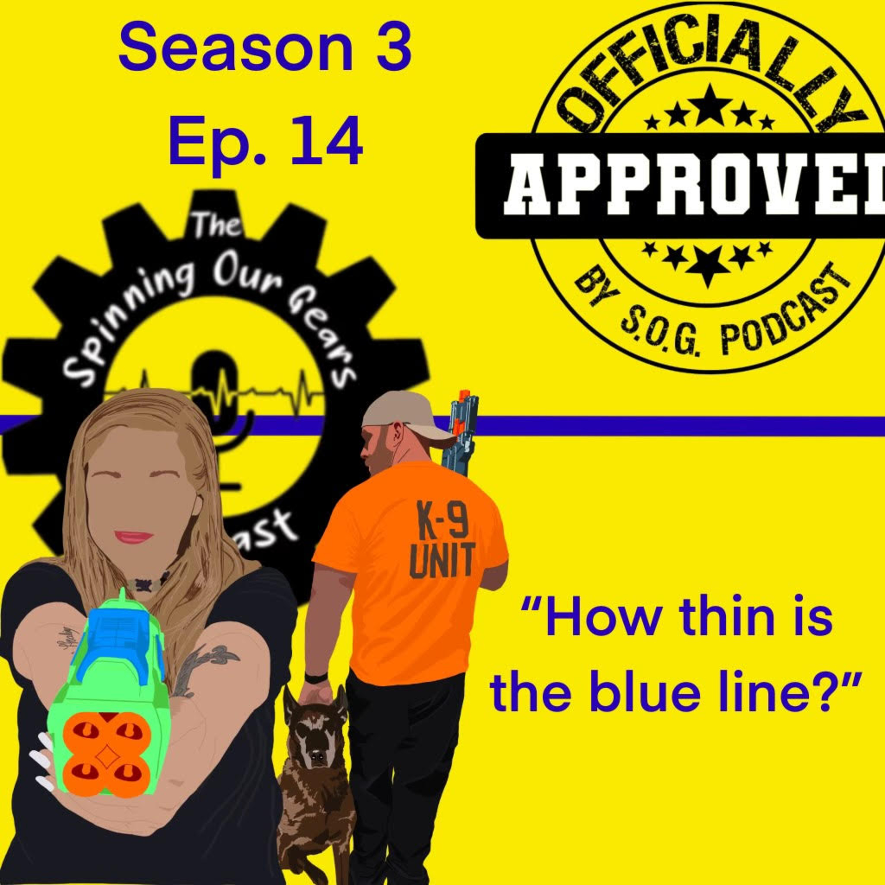 How thin is the blue line? --- Video episode artwork