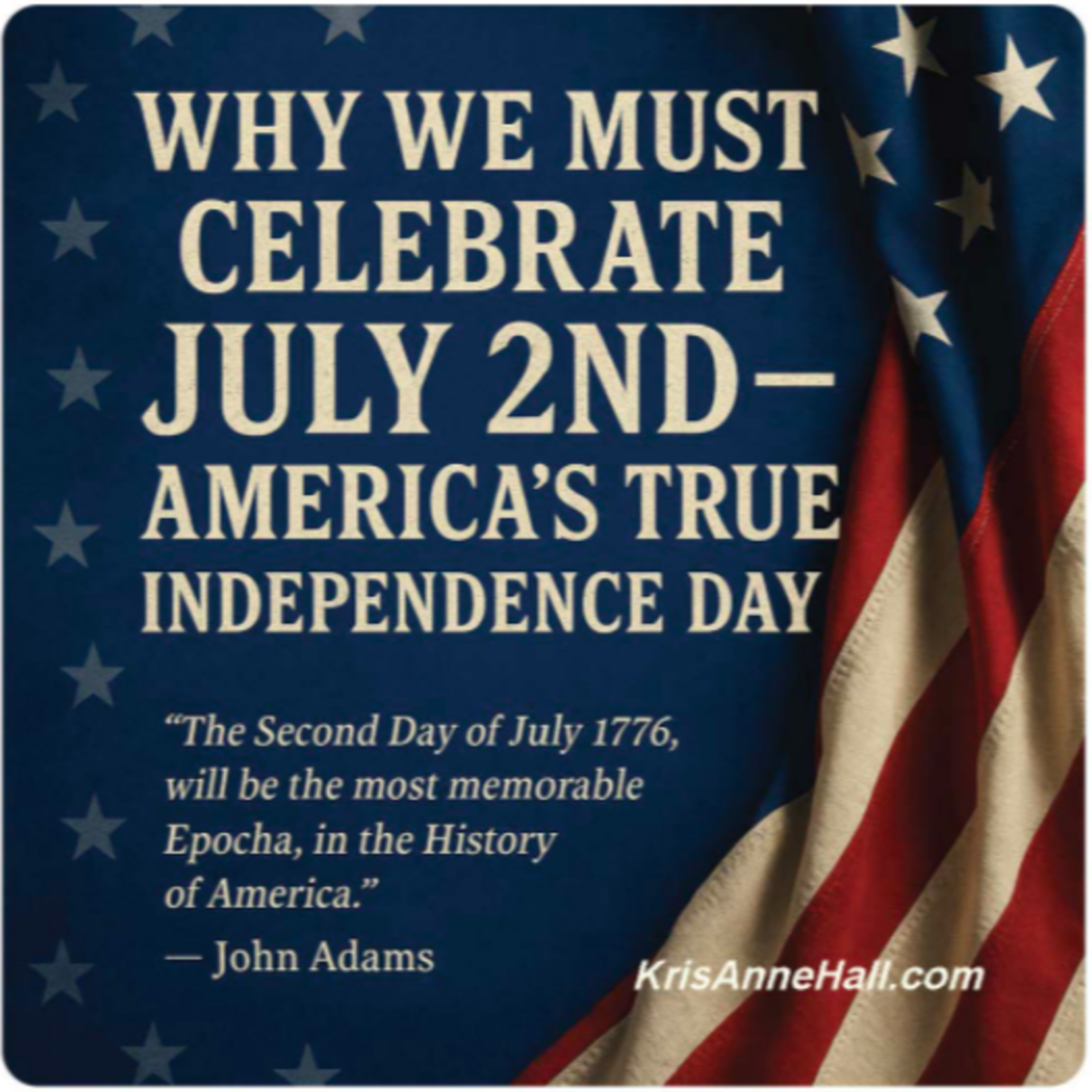 Ep. 1854: Why We Must Celebrate July 2nd- America’s True Independence Day episode artwork