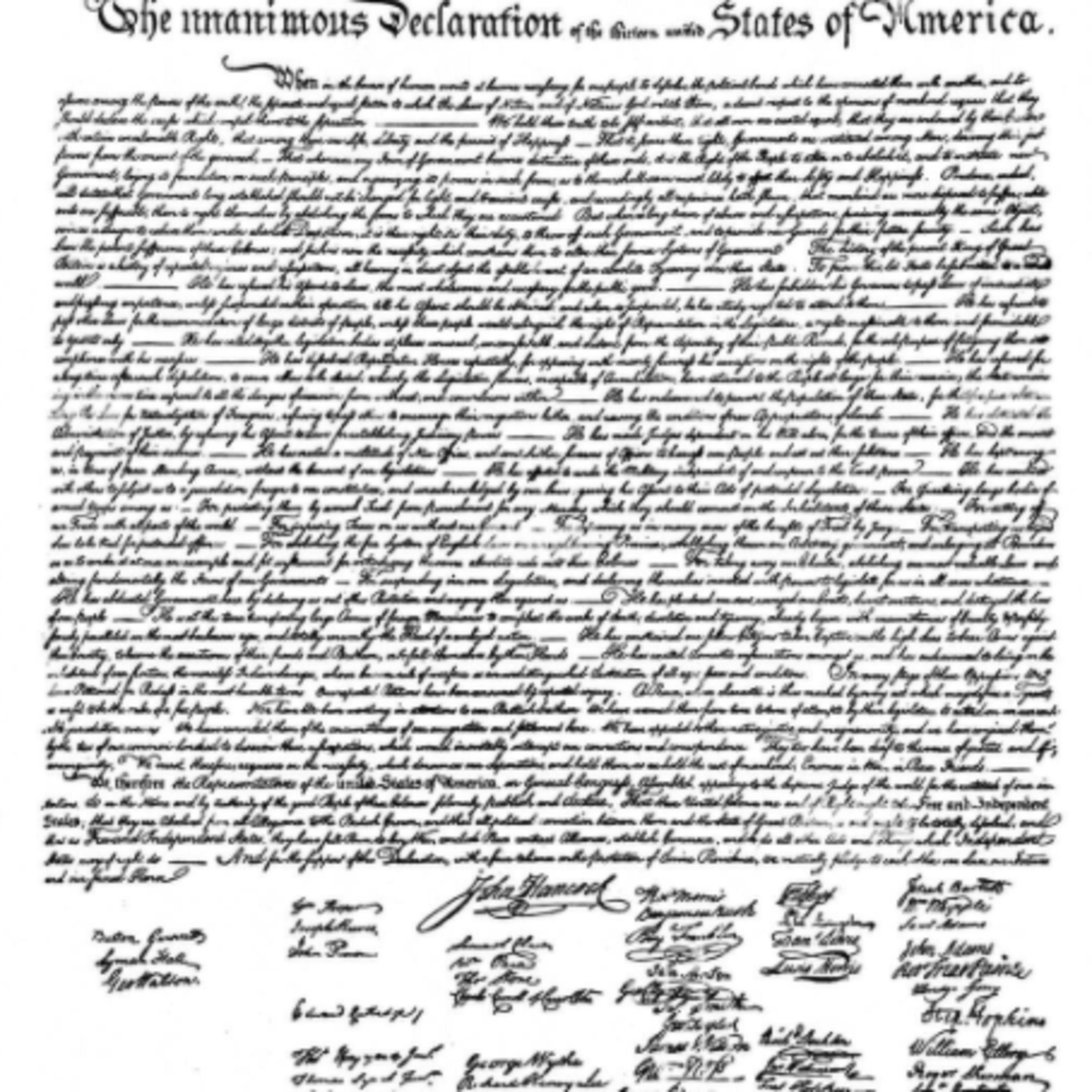 Episode 1855, Archive: Jefferson's Original Draft of the Declaration of Independence Condemned Slavery episode artwork