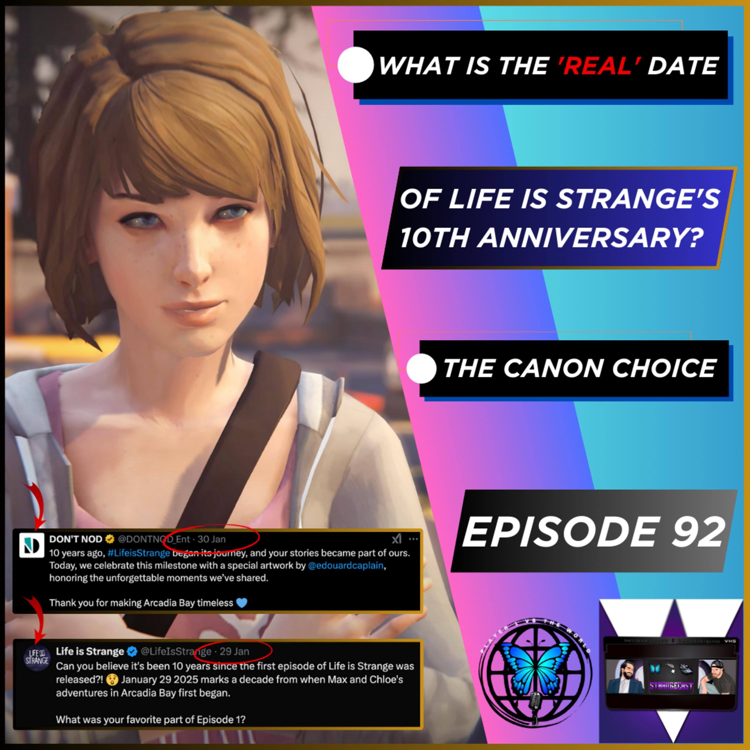 What Is The 'Real' Date Of Life Is Strange's 10th Anniversary? This Is The Canon Choice! 👀🤔 | StrangeCast Episode 92 episode artwork