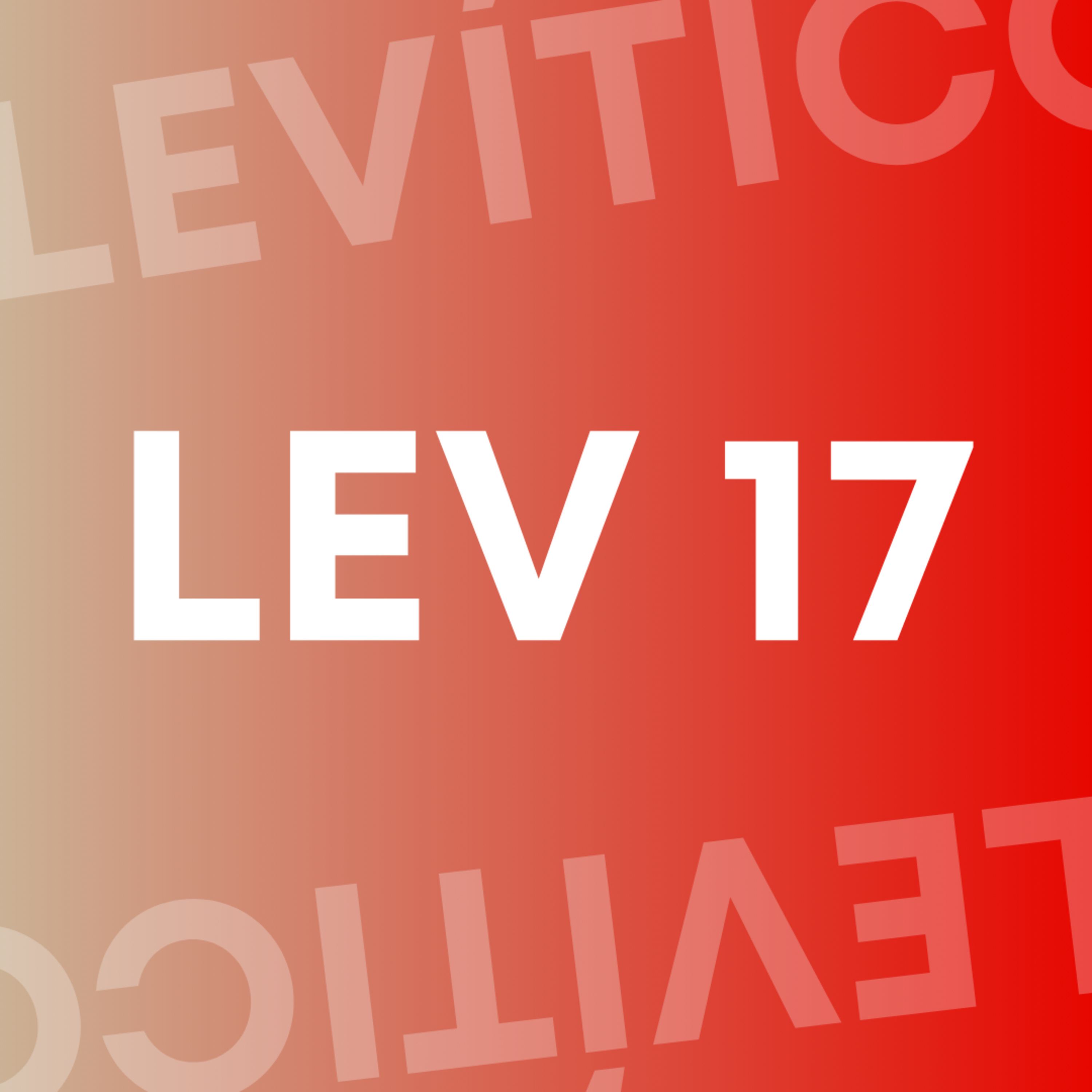 LEVÍTICO 17