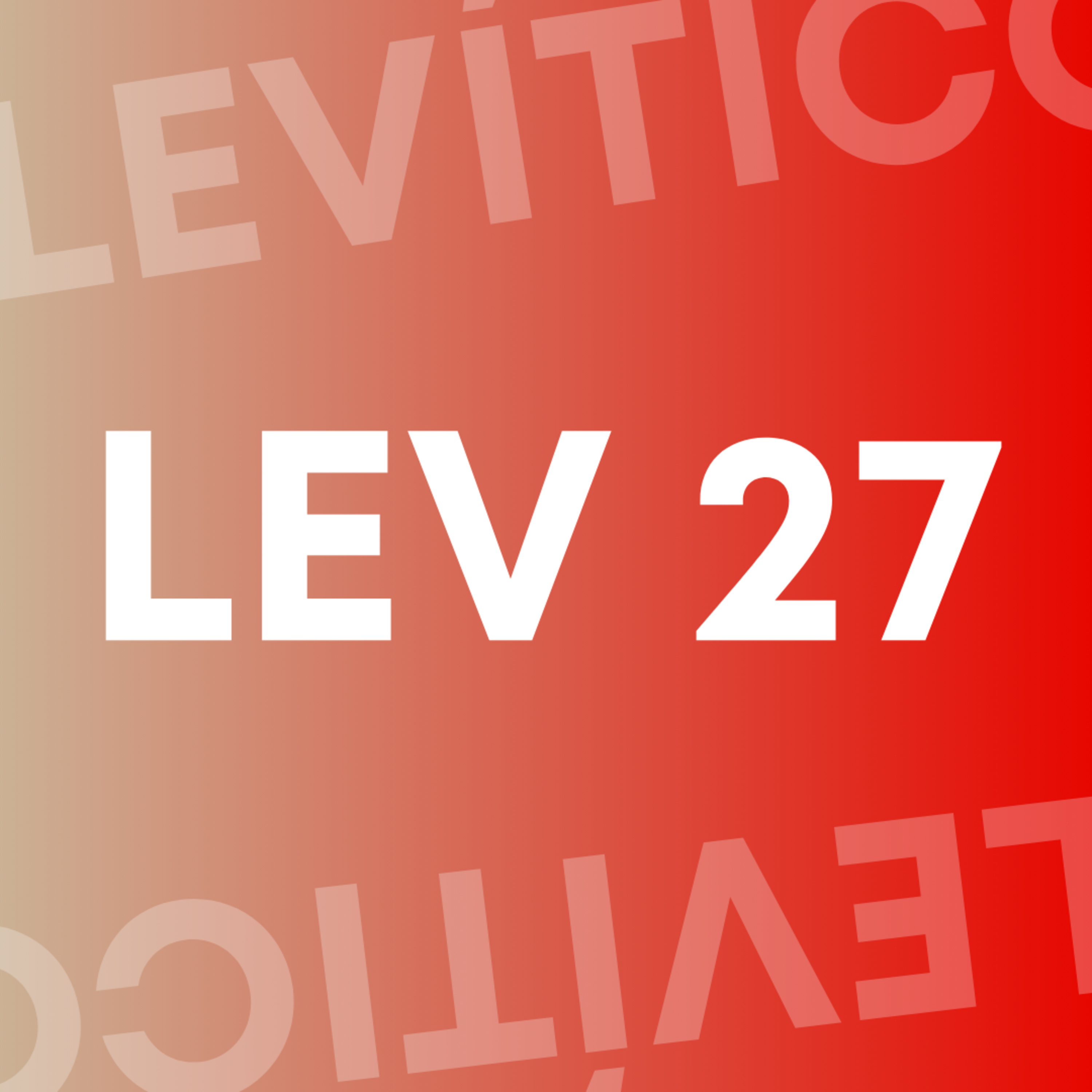 LEVÍTICO 27
