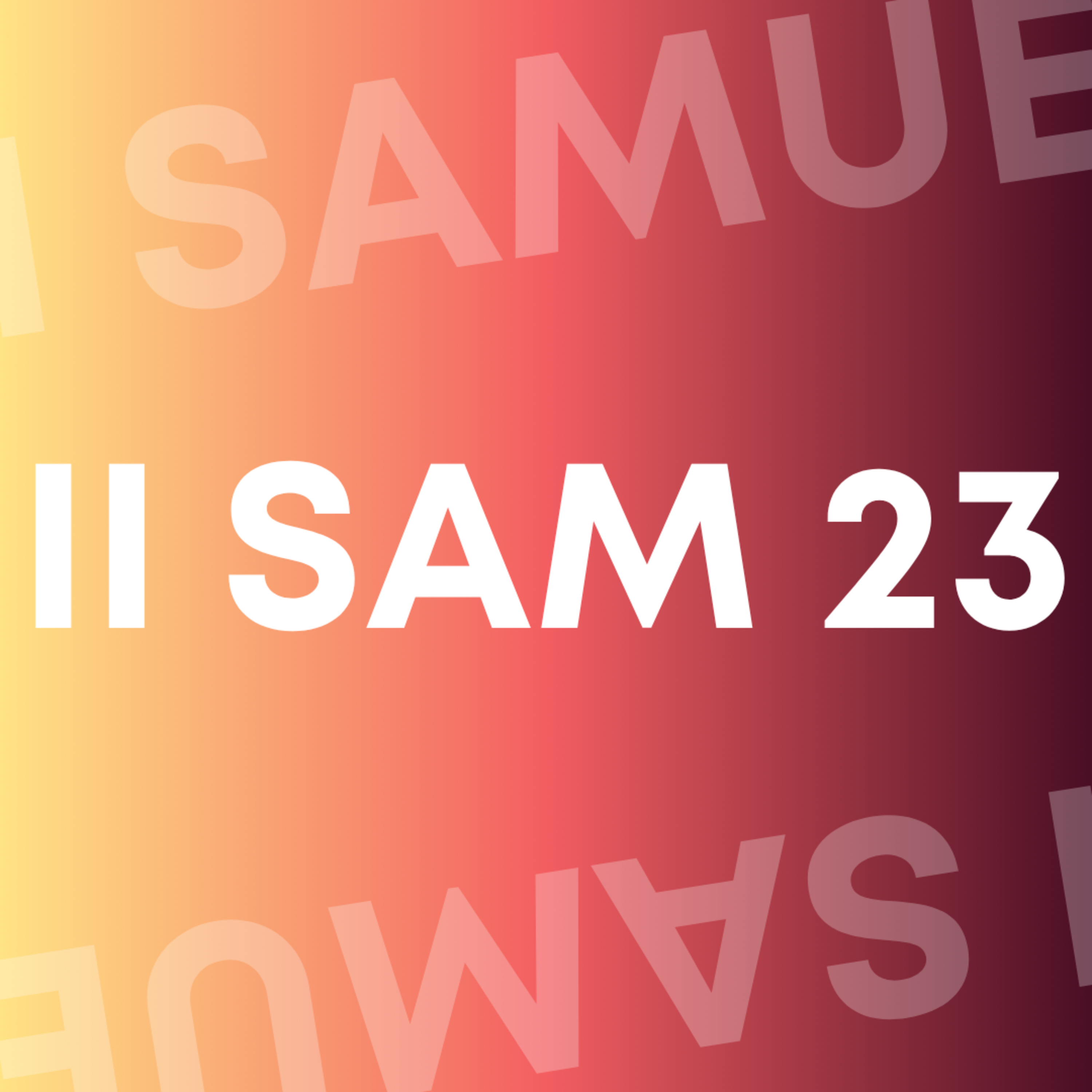 II SAMUEL 23