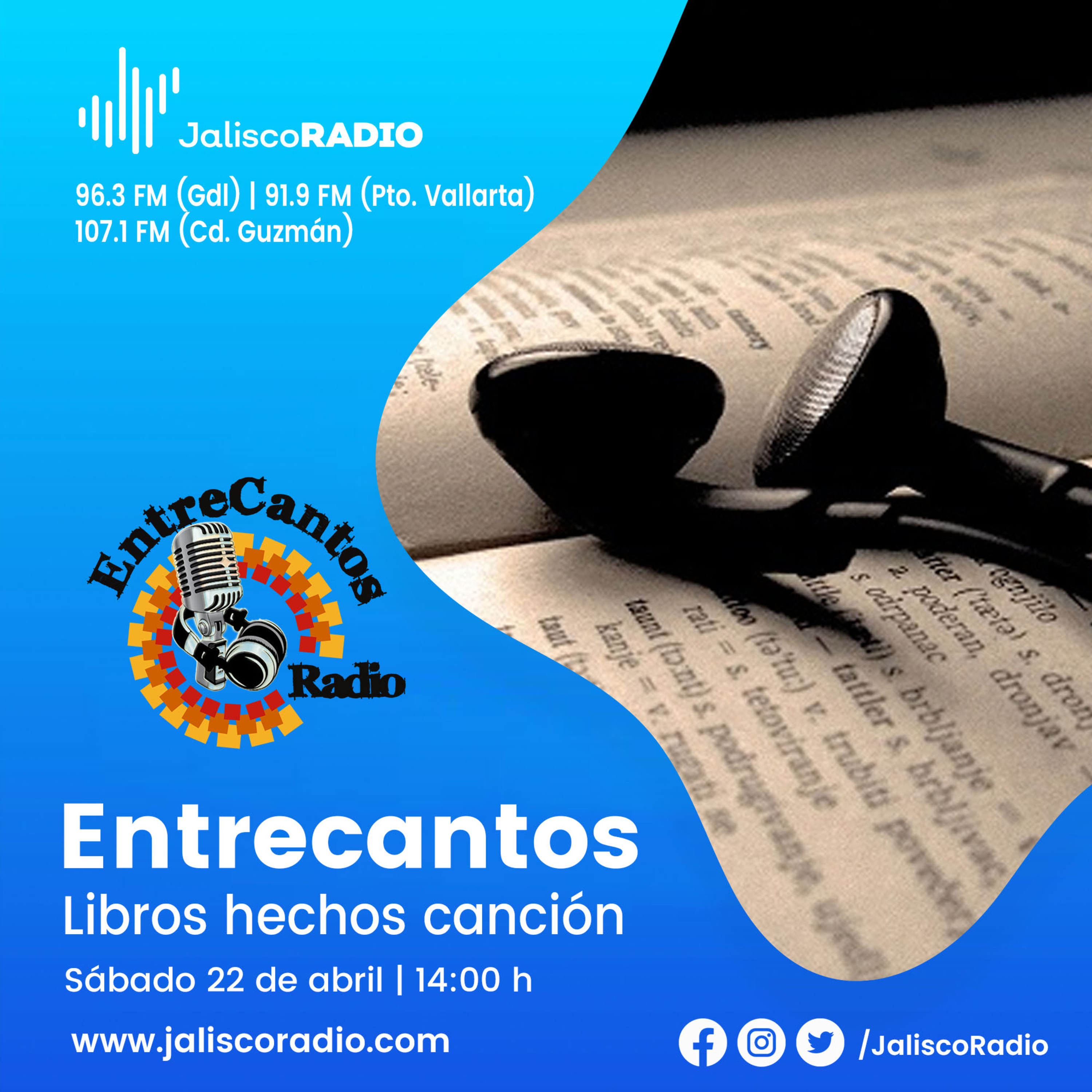 Entrecantos - 22 de Abril 2023 - Libros hechos canción episode artwork