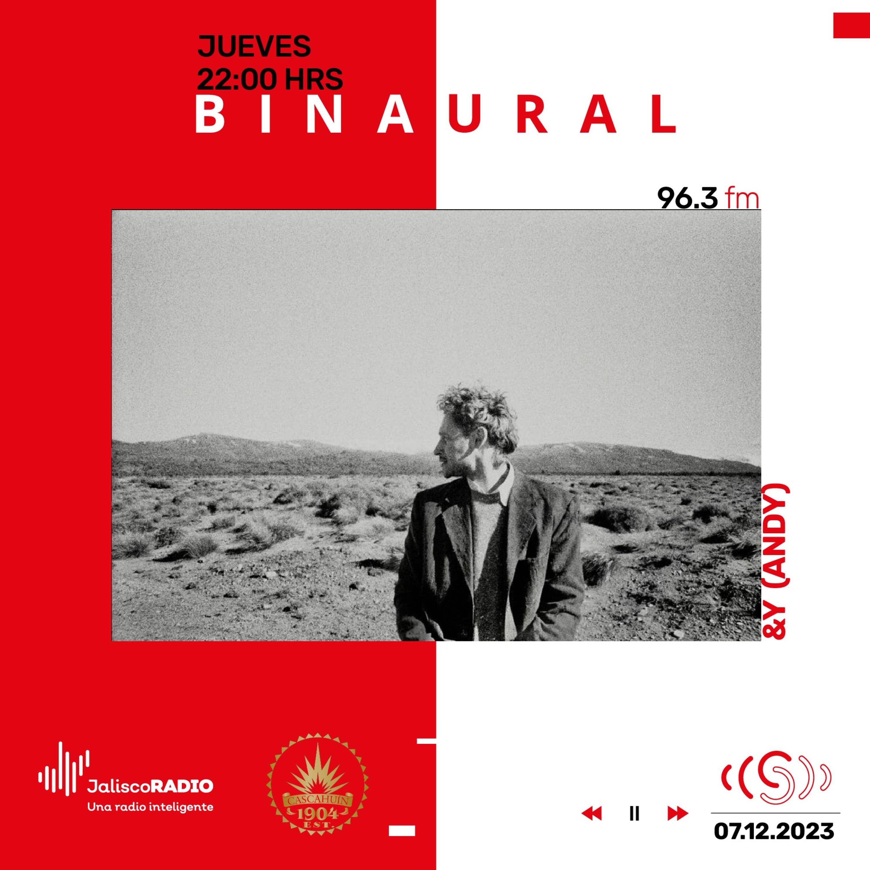 Binaural - &Y Andy - 07 de Diciembre 2023 episode artwork