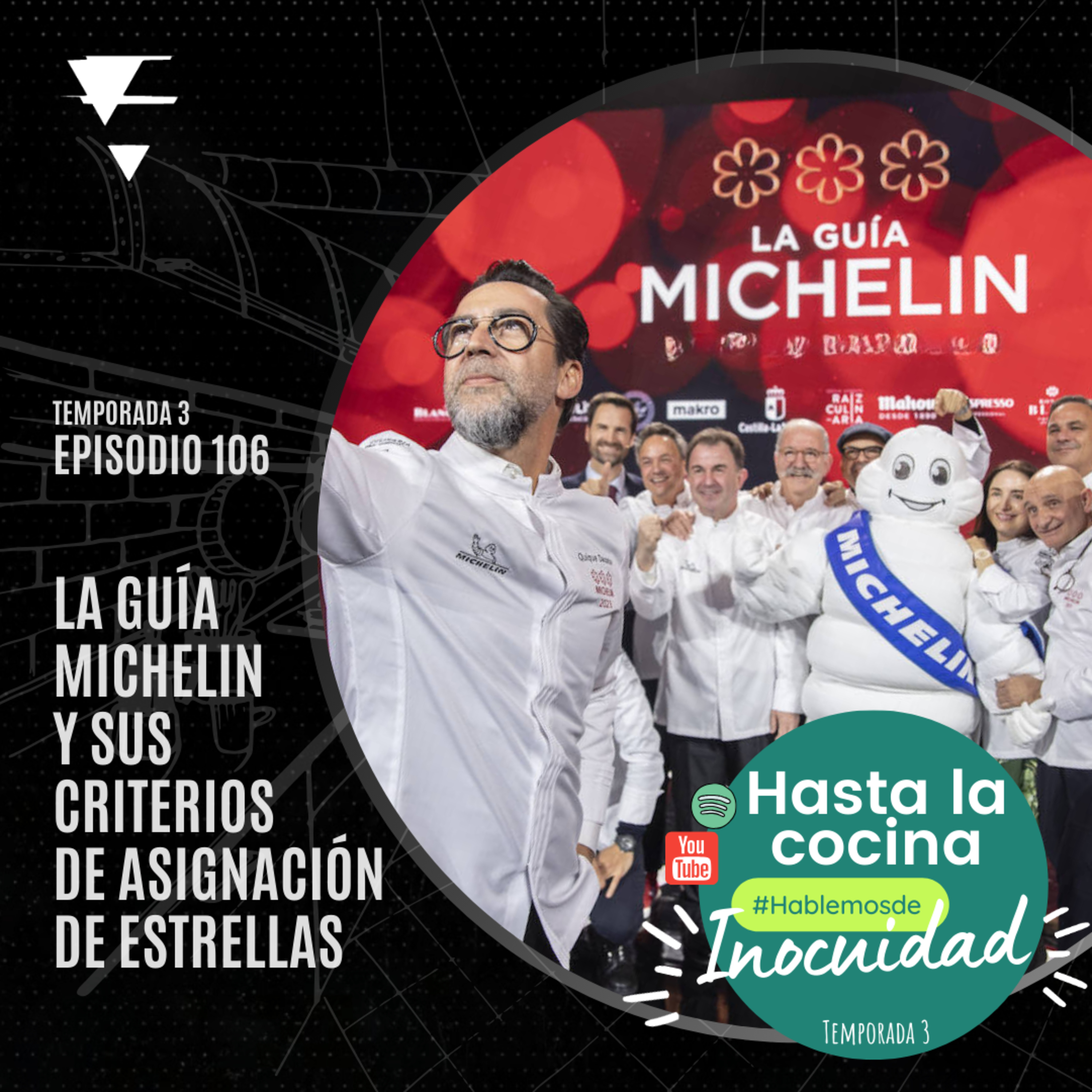 T3 Episodio 106 - La guía Michelín y sus criterios de asignación de estrellas episode artwork