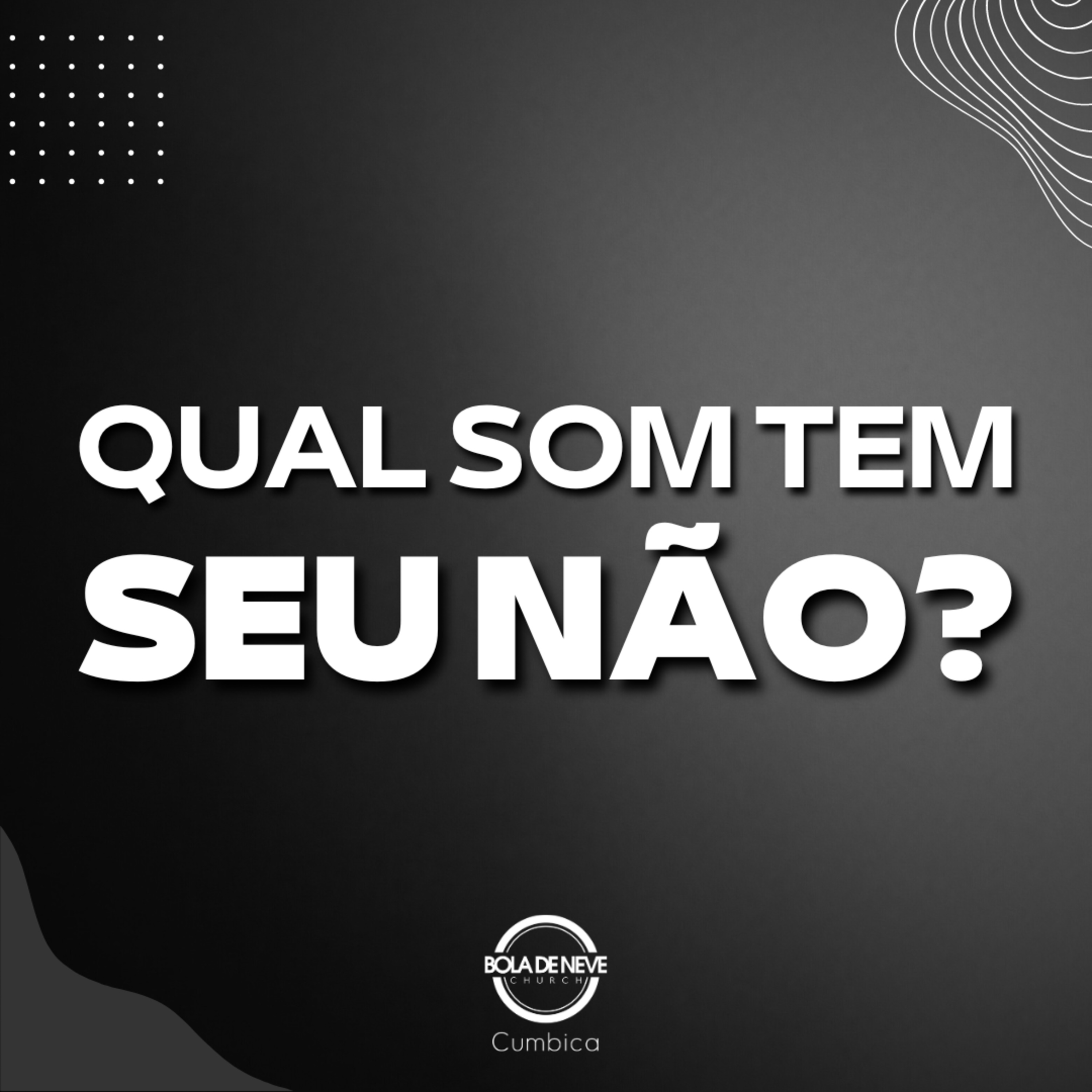 EXPERIÊNCIAS COM DEUS: QUAL SOM TEM SEU NÃO? - PB. VICTOR BEZERRA - 29/06/2023 episode artwork