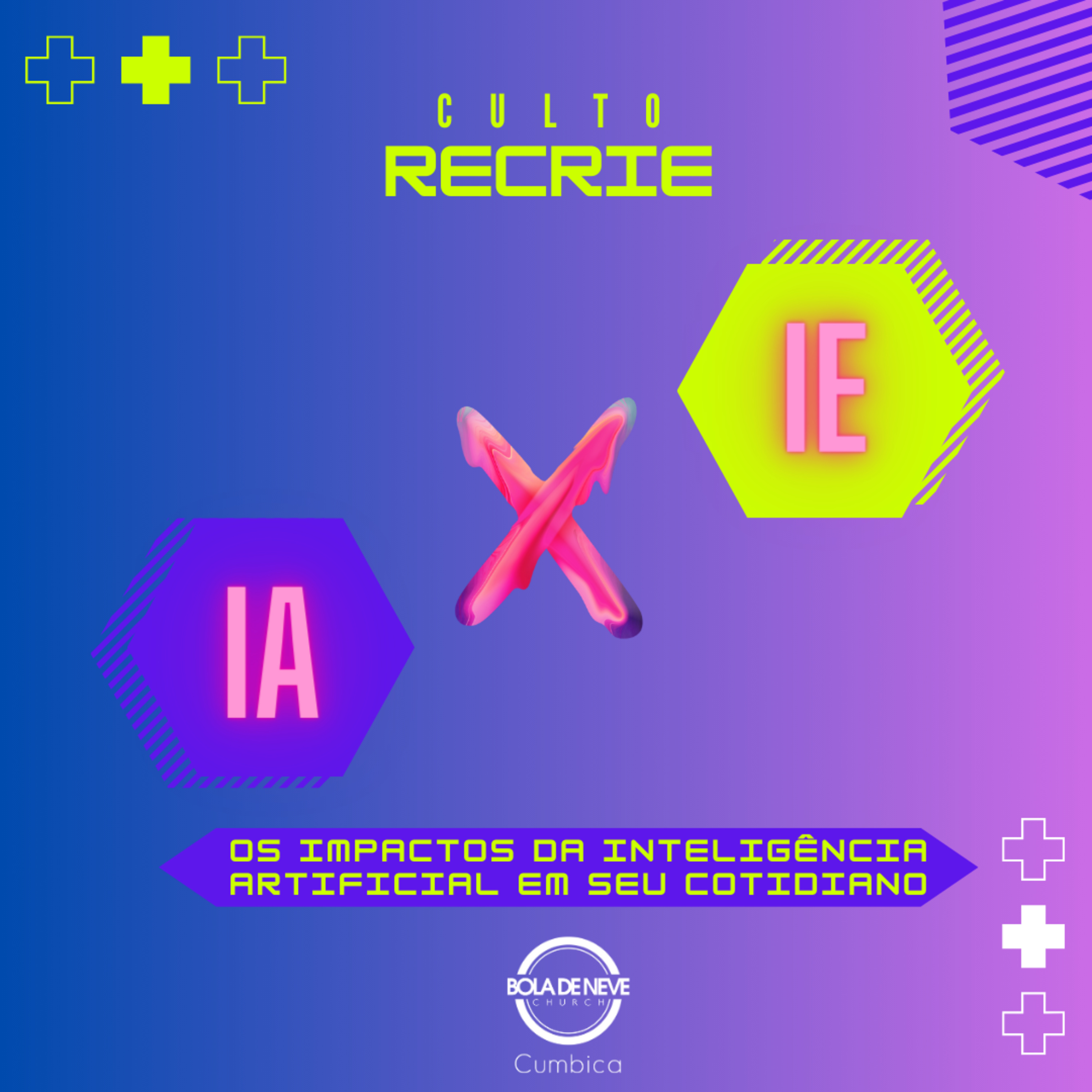 CULTO RECRIE: IA X IE - PB. DIMAS PINHEIRO - 22/07/2023 episode artwork