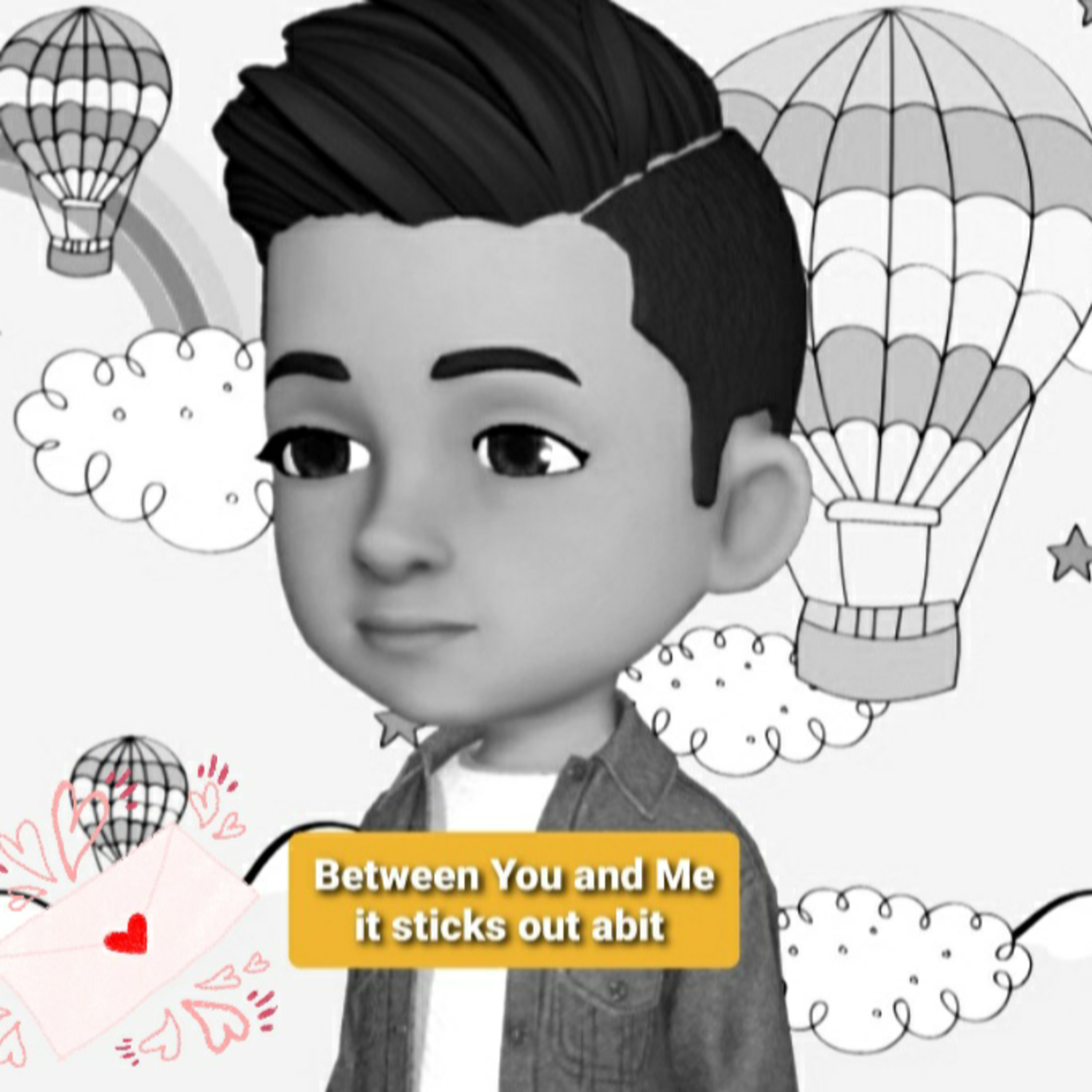 Between You and Me it sticks out abit for valentines 1