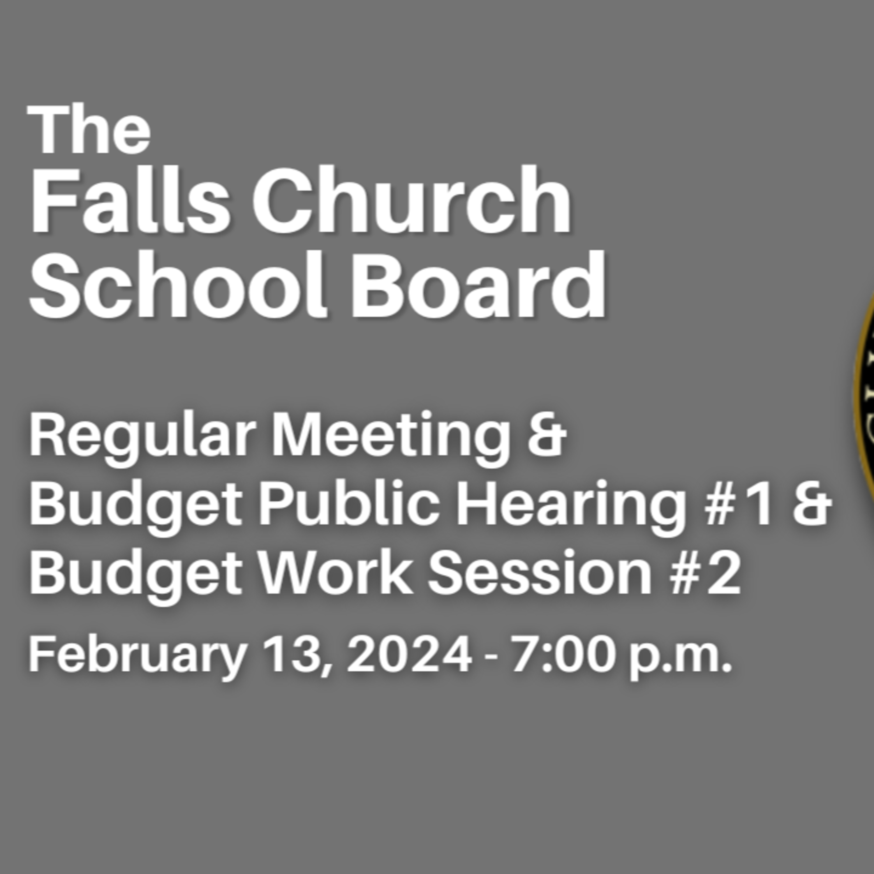 Falls Church School Board - February 13, 2024 episode artwork