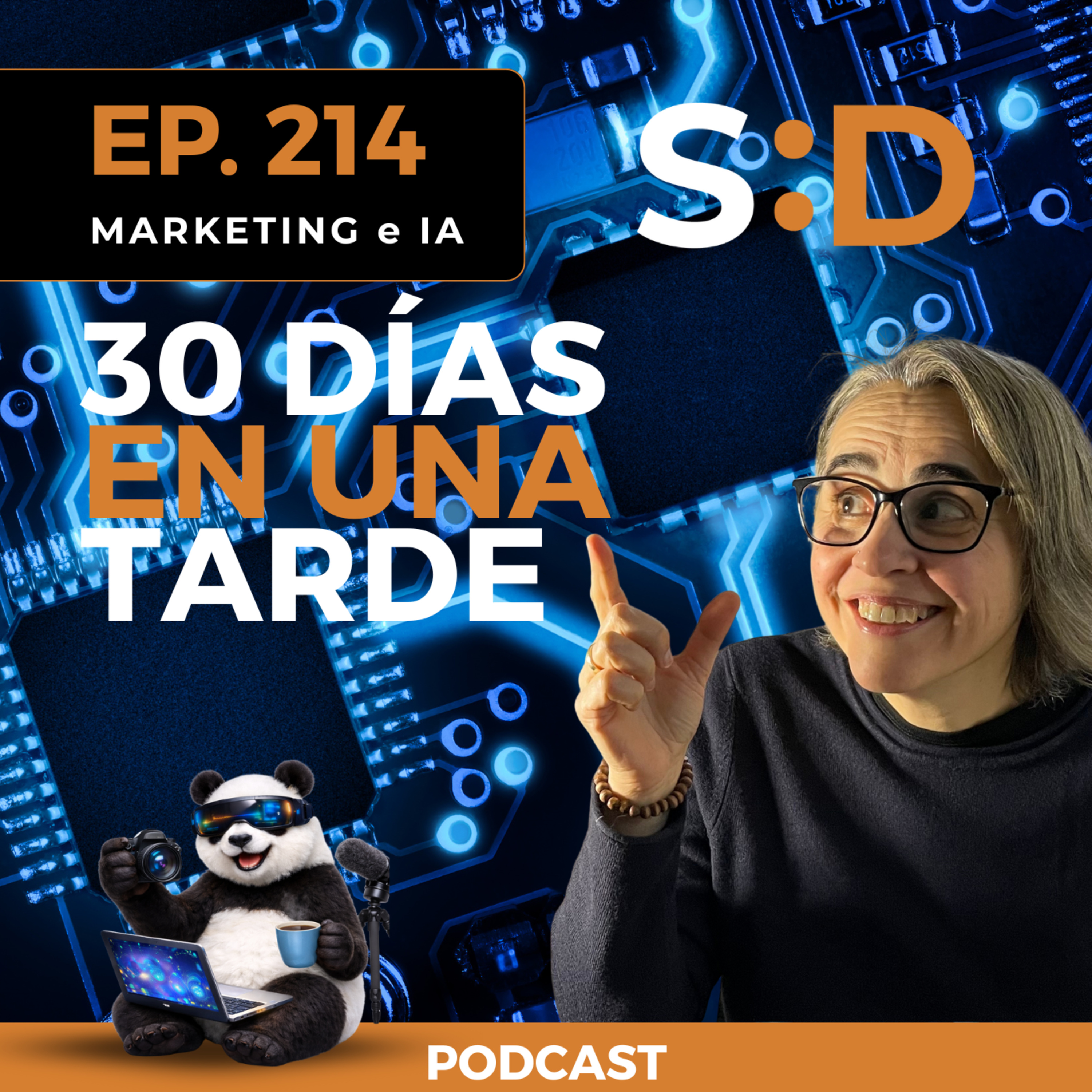 Ep. 214 - Crea 4 semanas de contenido en una tarde con IA episode artwork