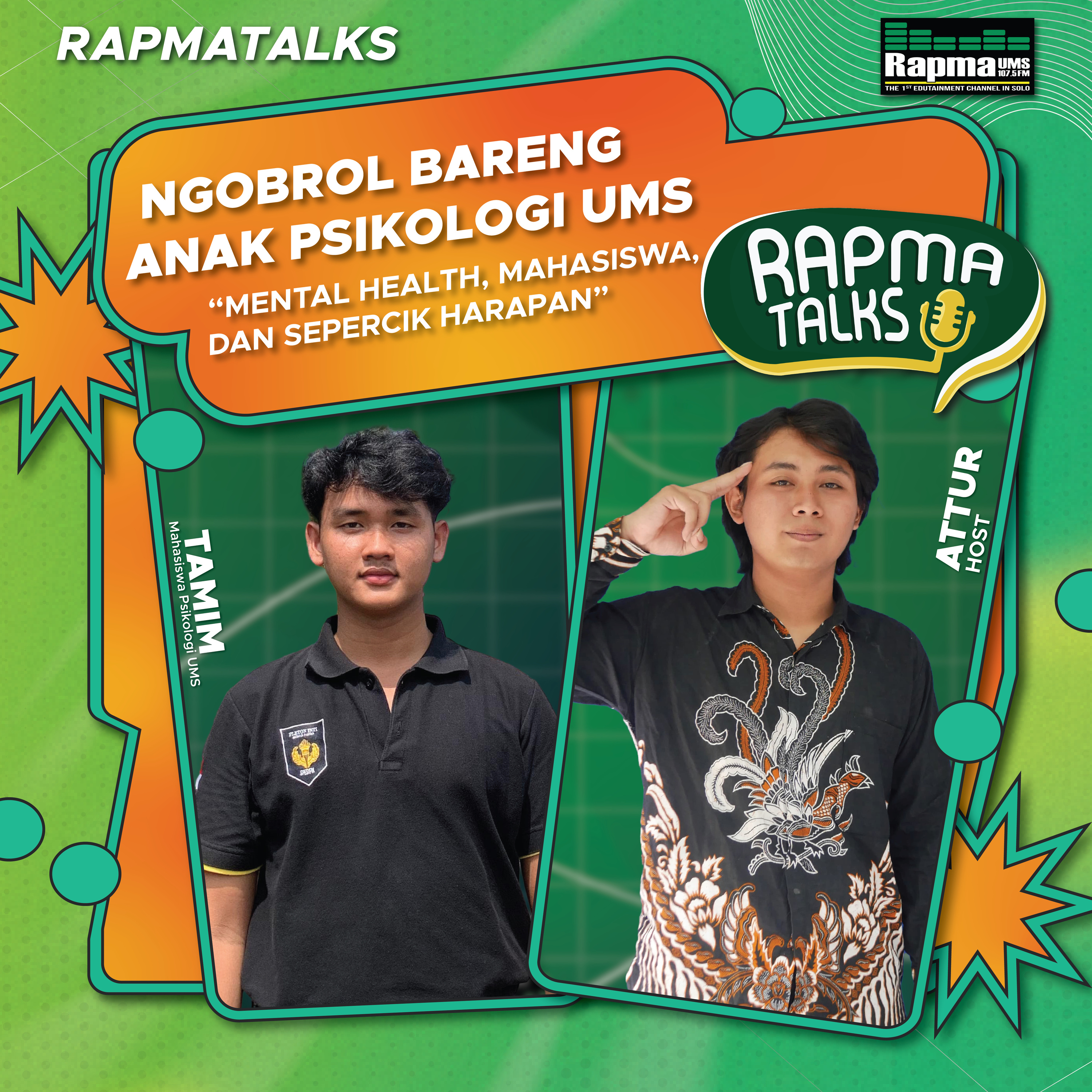 [RAPMATALKS] Bincang Santai Tentang Mental Health Bareng Mahasiswa Psikologi UMS episode artwork
