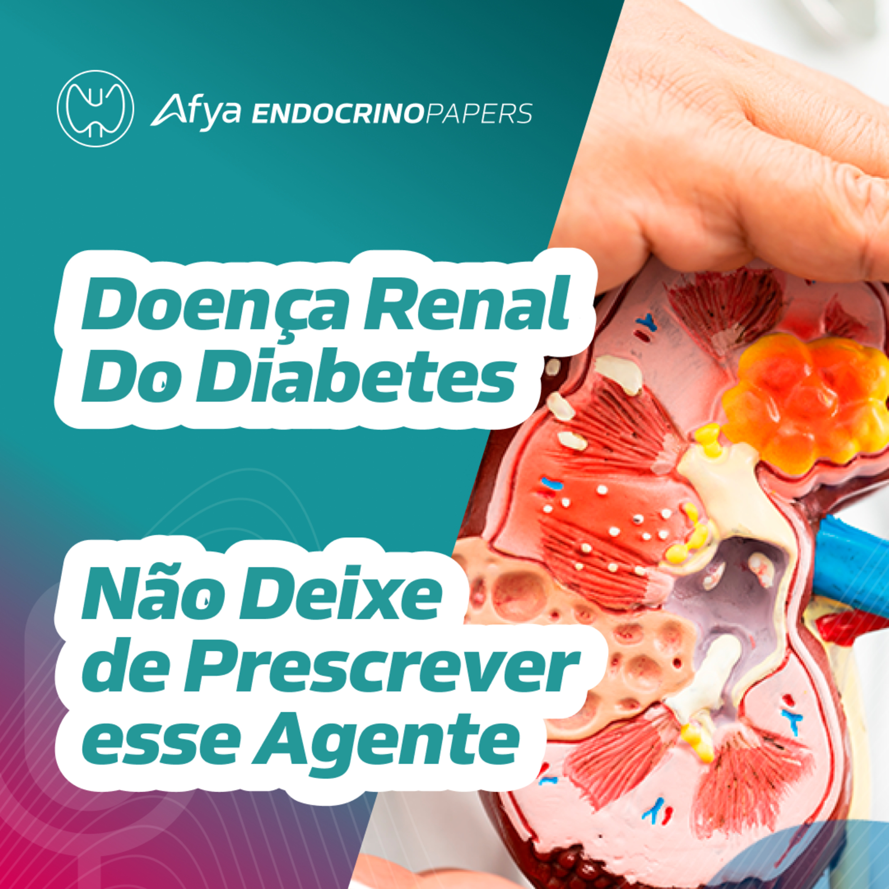 Qual classe de antidiabéticos é obrigatória para pacientes com DM2 e doença renal do diabetes? episode artwork